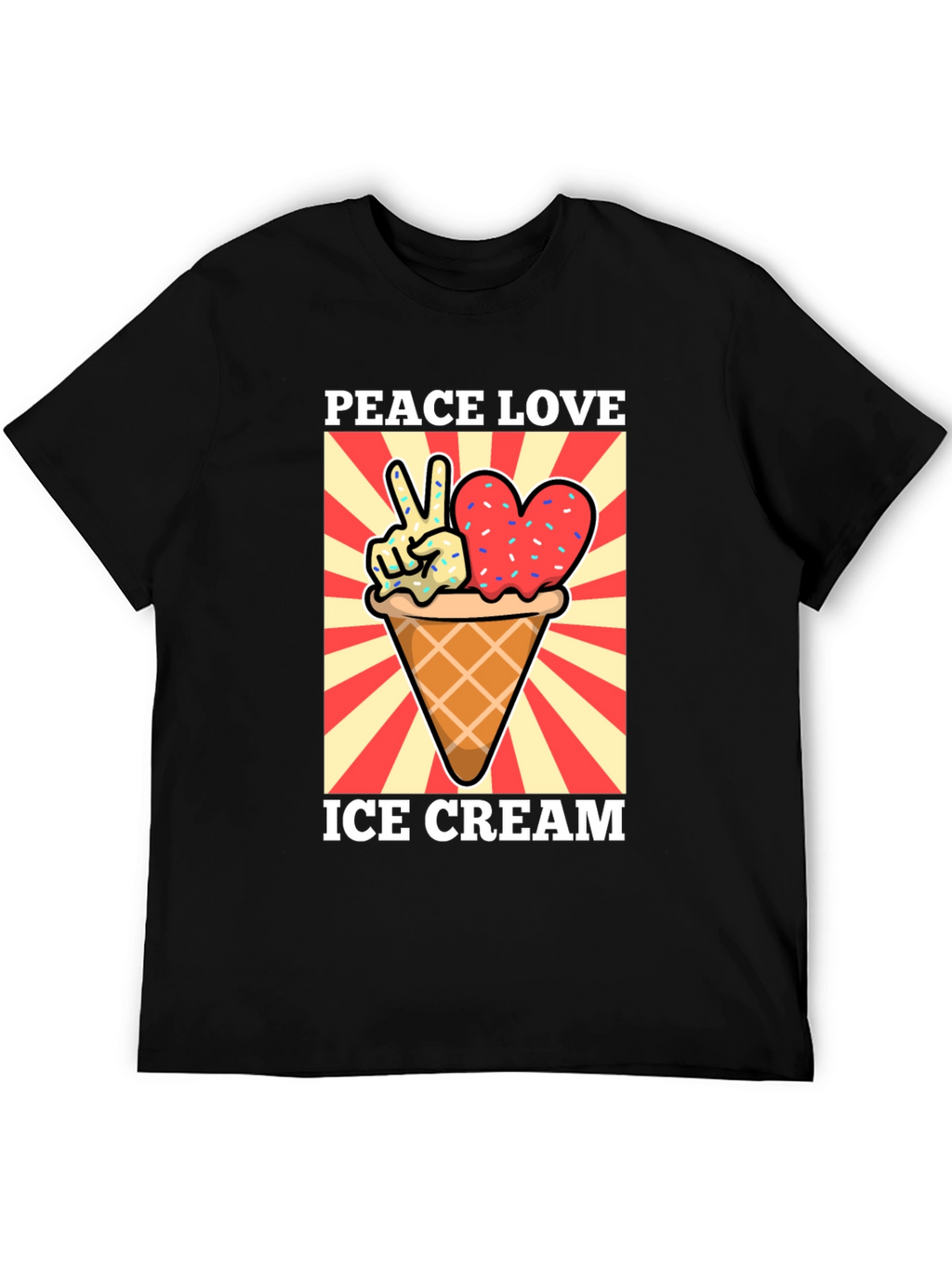Peace Love Ice Cream T-Shirt