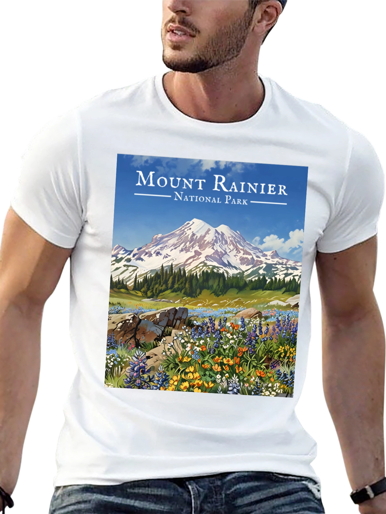 Mount Rainier National Park Graphic Tee