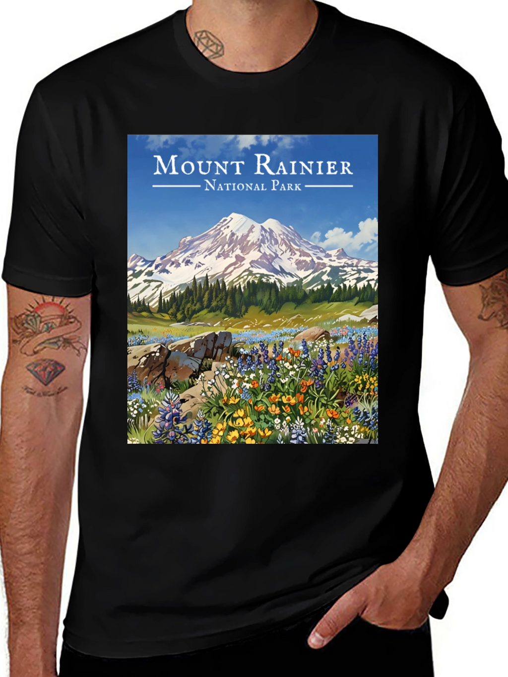 Mount Rainier National Park Graphic Tee