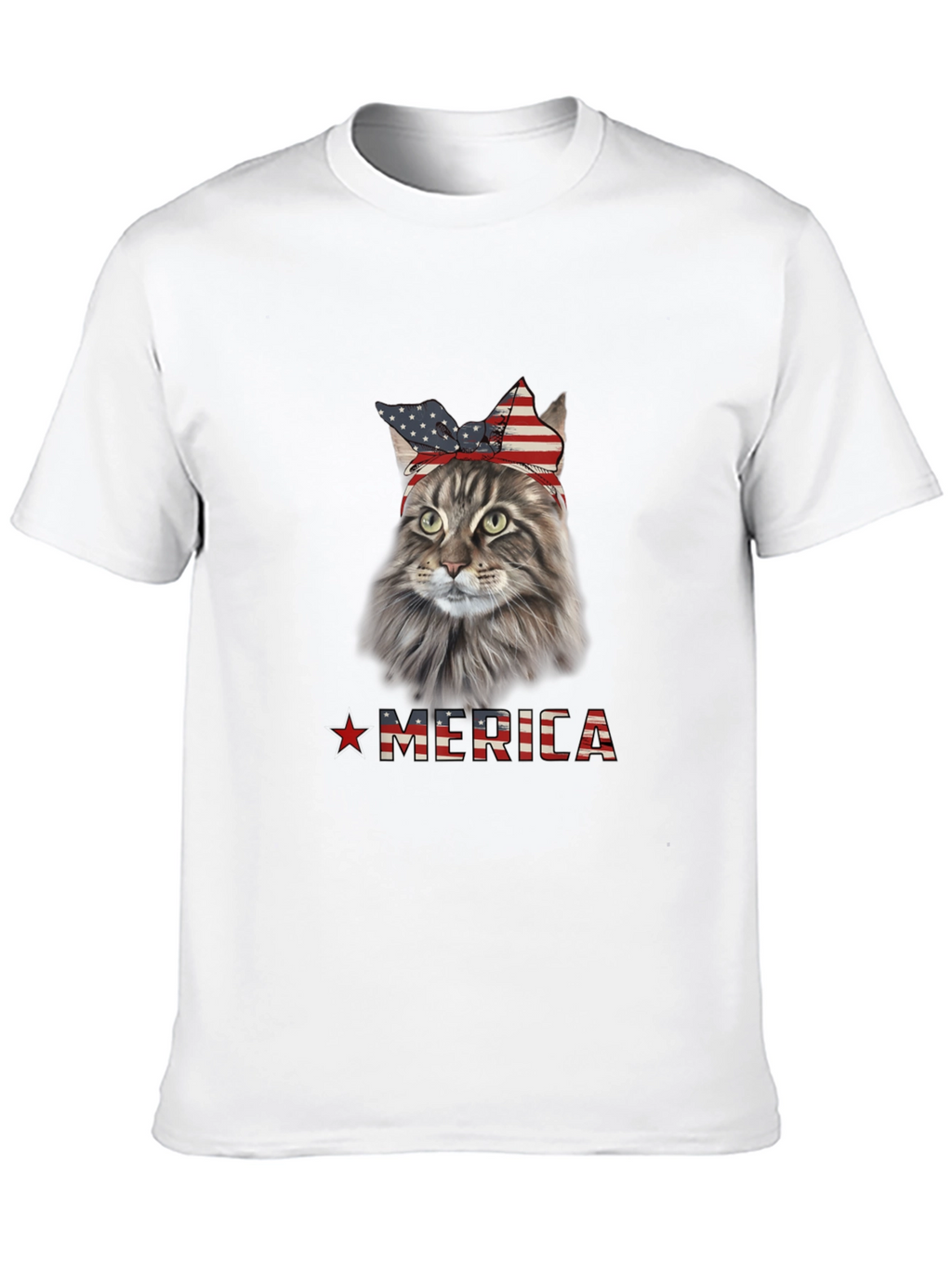 Patriotic Cat Merica T-Shirt