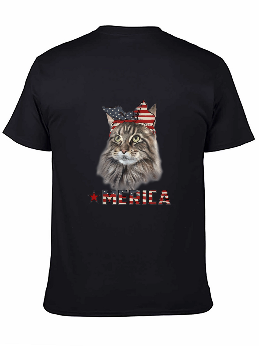Patriotic Cat Merica T-Shirt