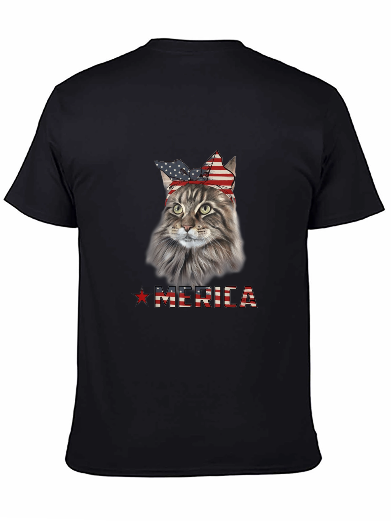 Patriotic Cat Merica T-Shirt