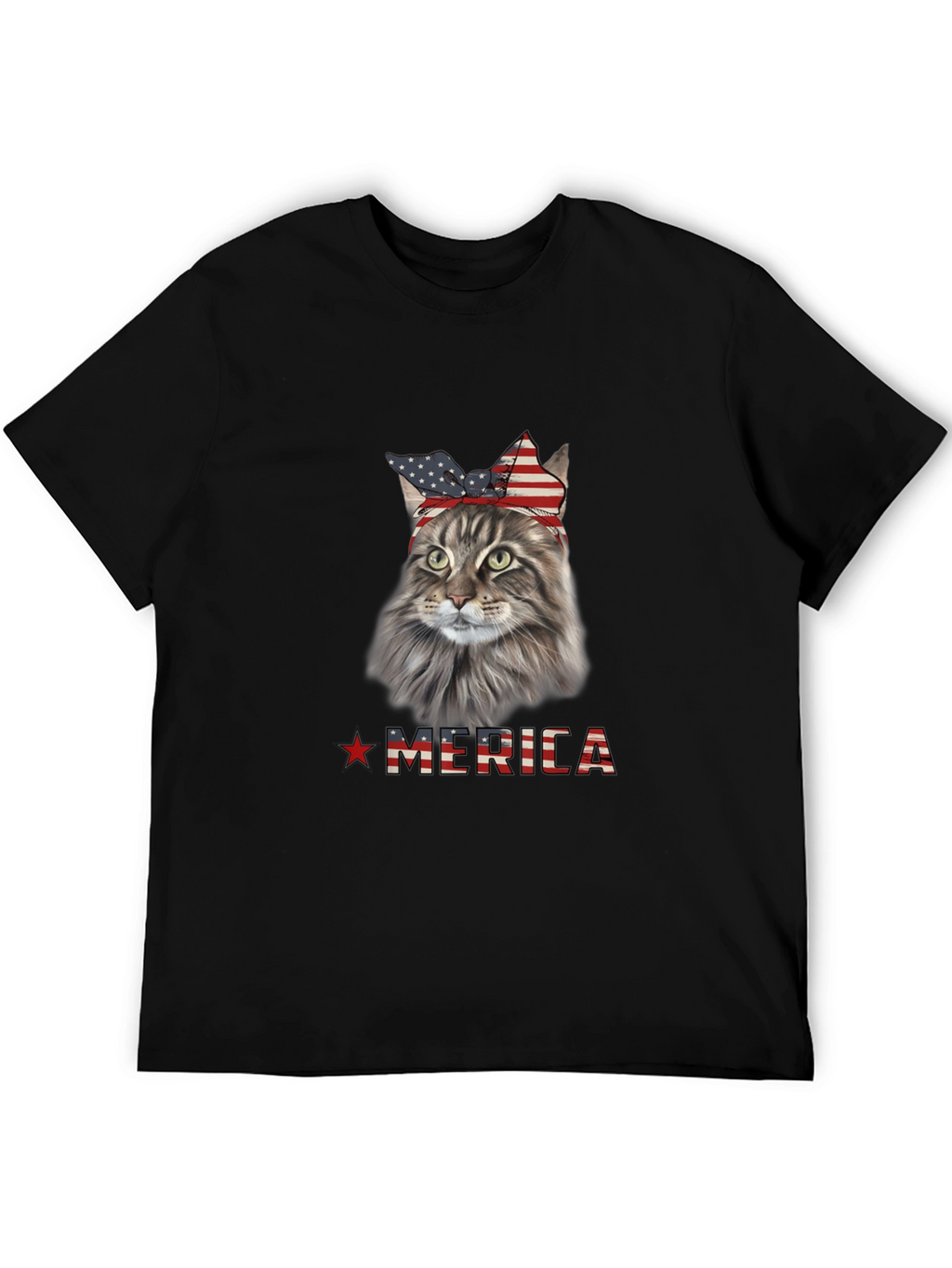 Patriotic Cat Merica T-Shirt