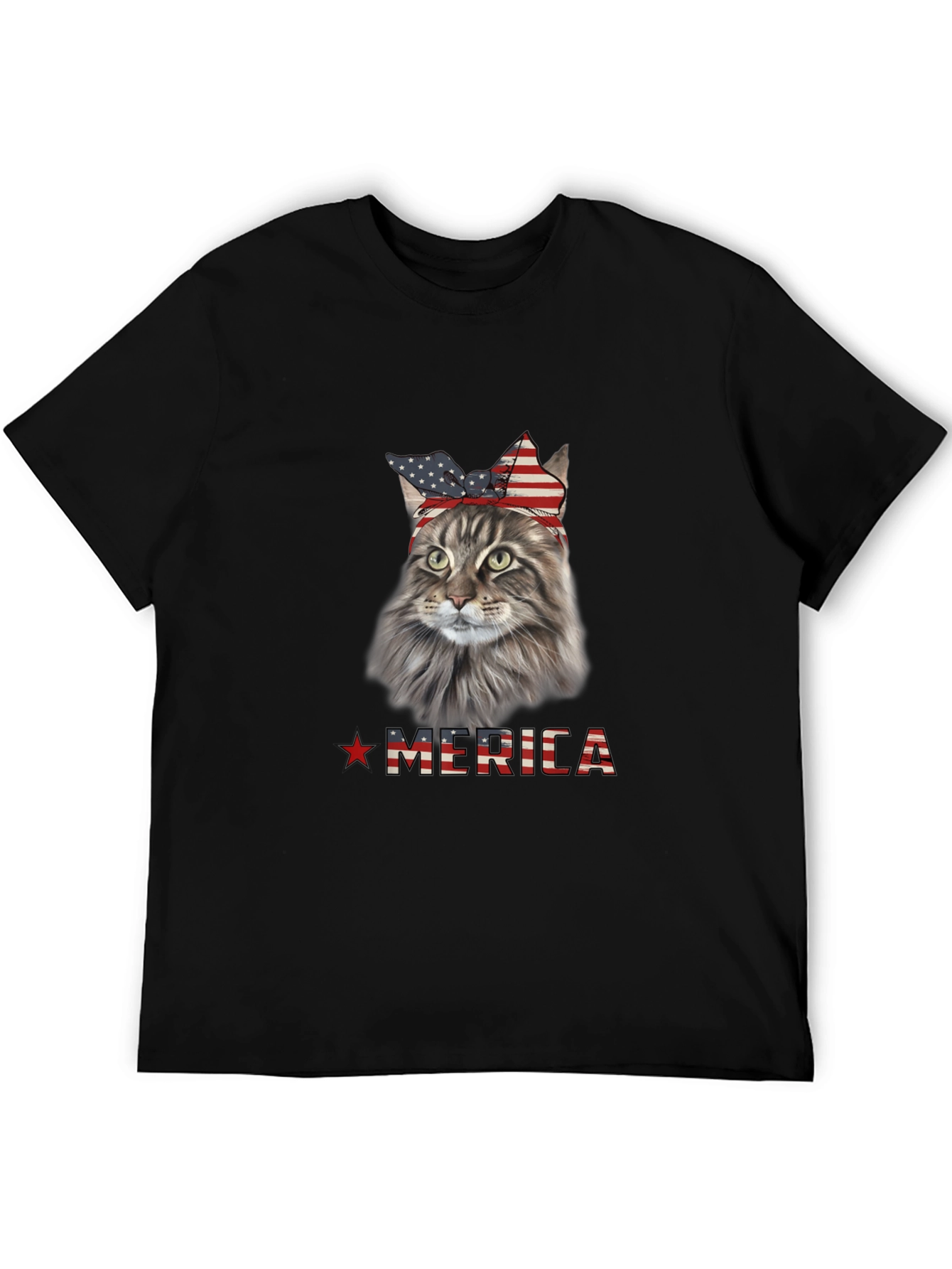Patriotic Cat Merica T-Shirt