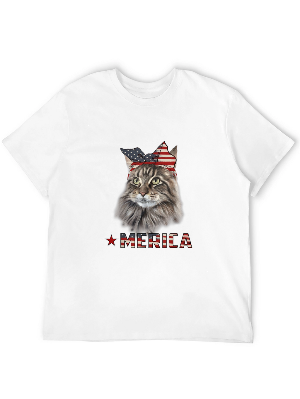 Patriotic Cat Merica T-Shirt