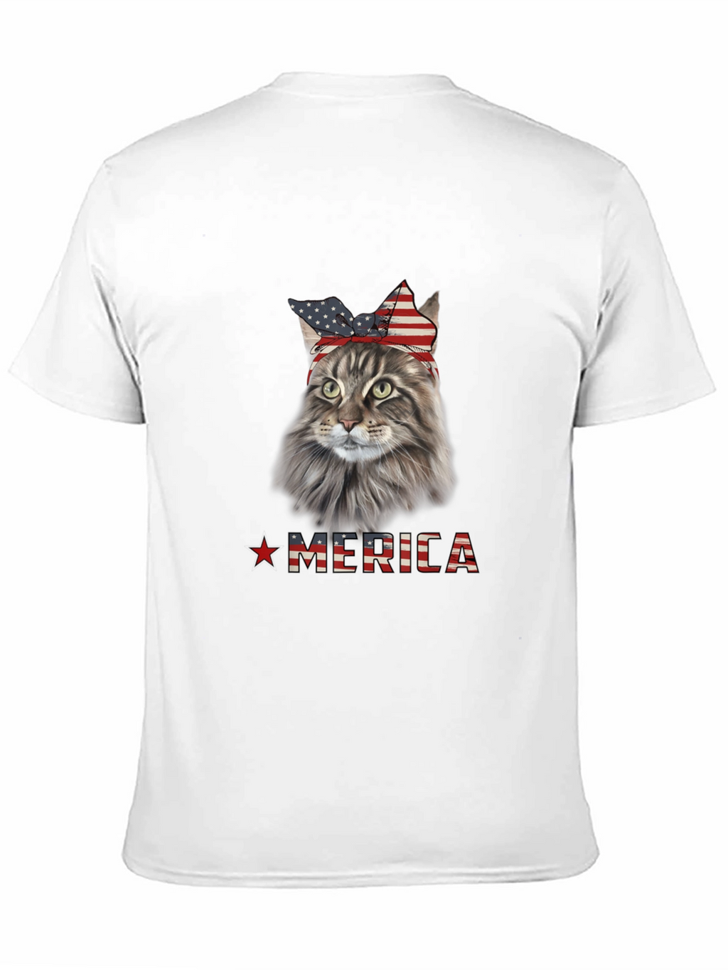 Patriotic Cat Merica T-Shirt
