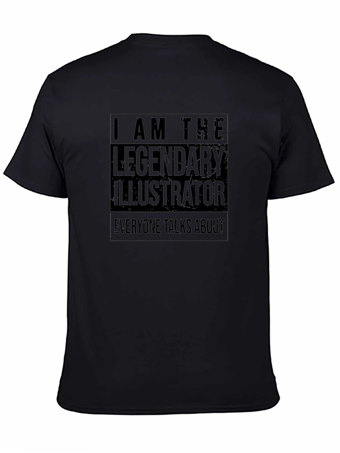 Legendary Illustrator Black T-Shirt