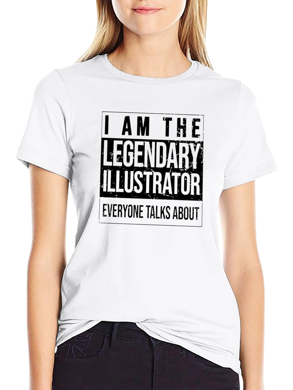 Legendary Illustrator Black T-Shirt