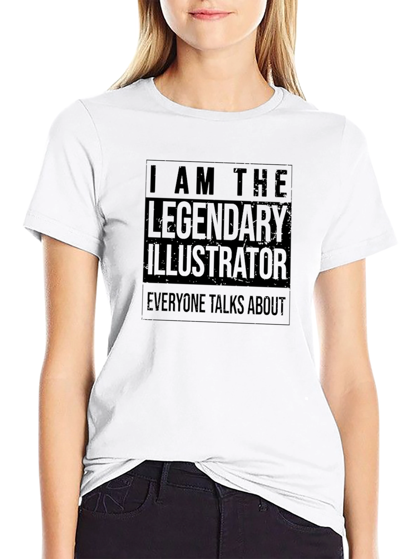Legendary Illustrator Black T-Shirt