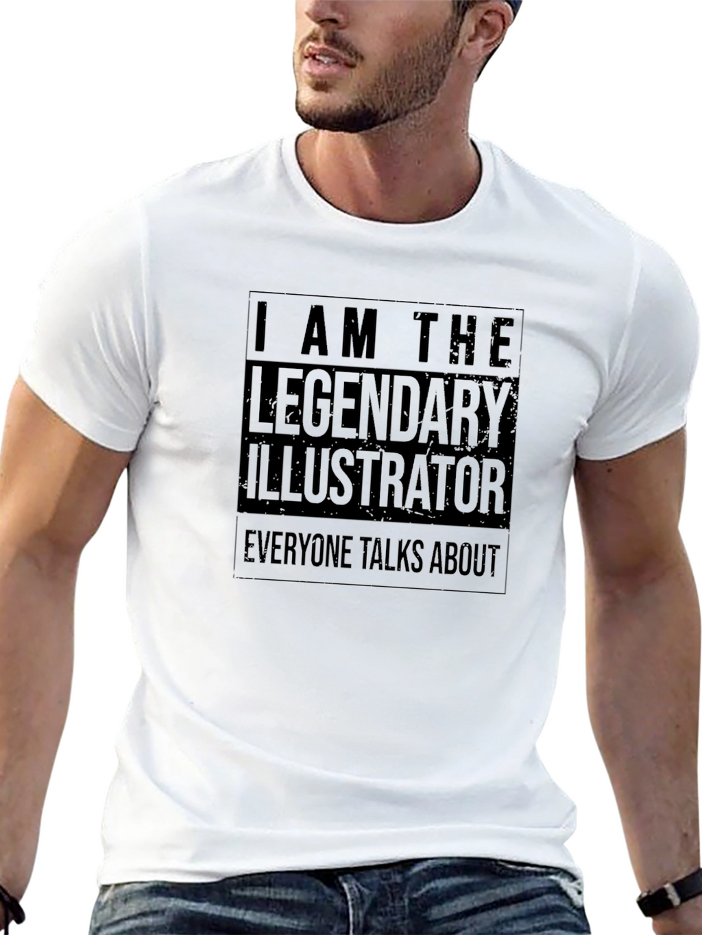 Legendary Illustrator Black T-Shirt