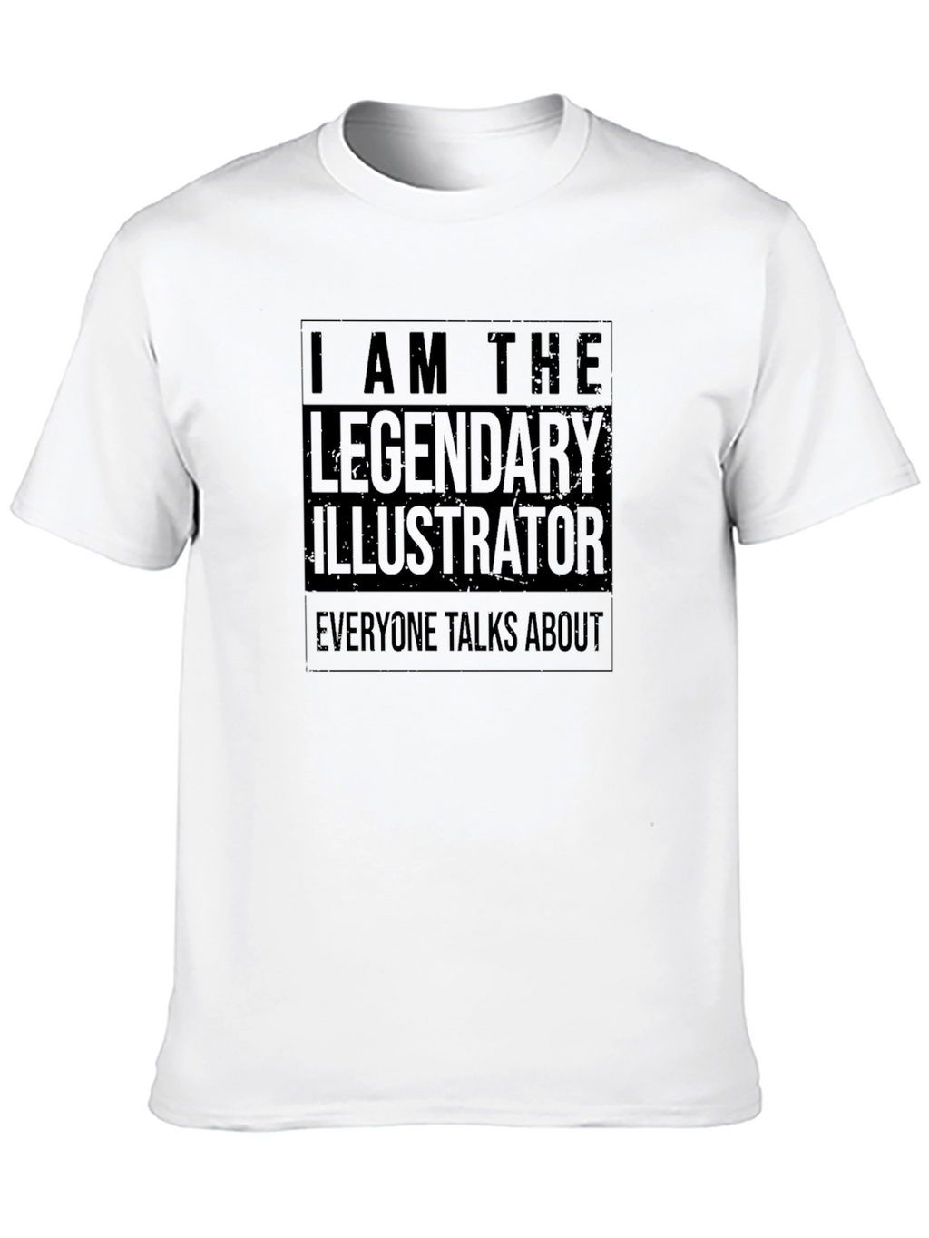 Legendary Illustrator Black T-Shirt