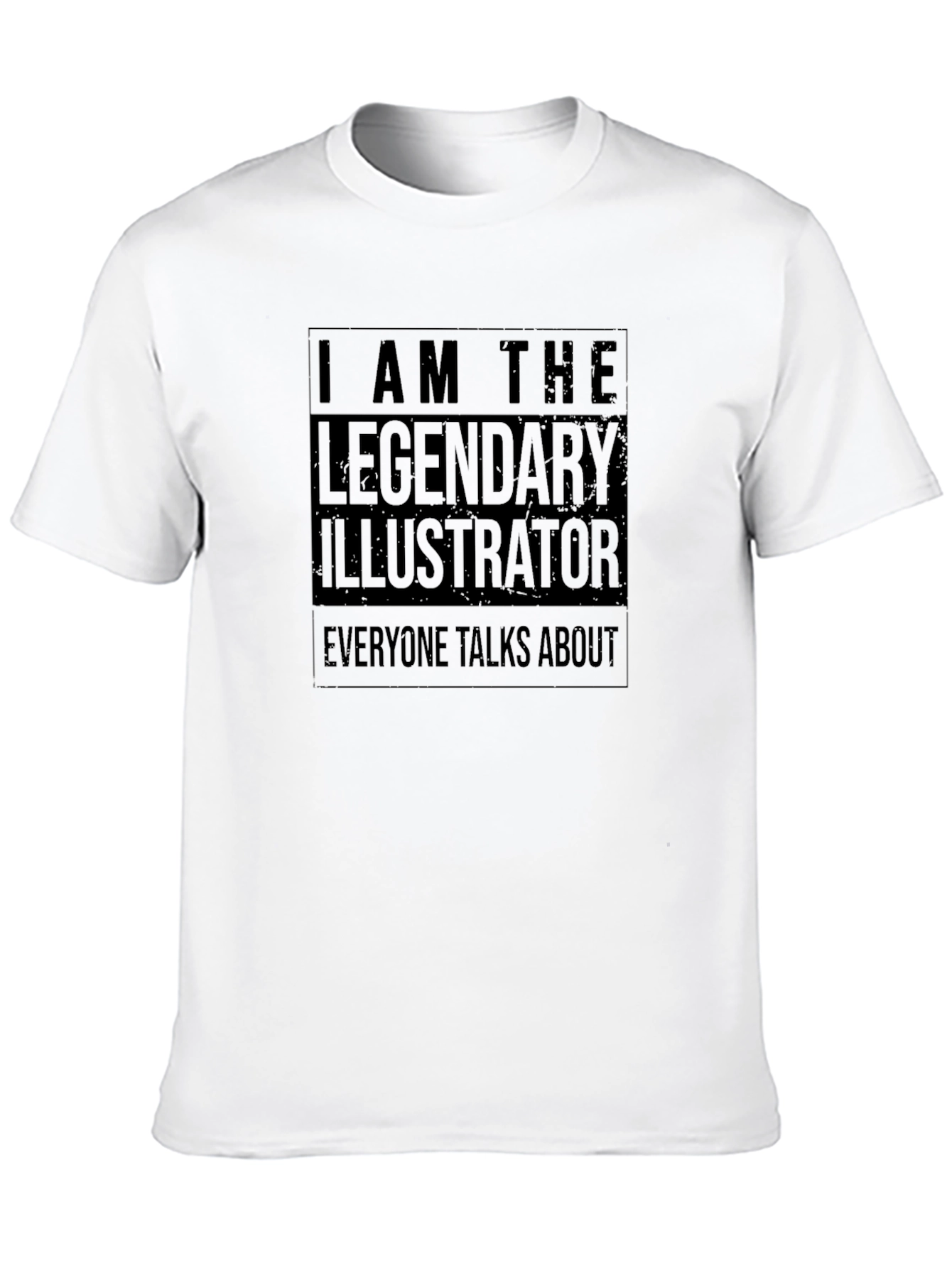 Legendary Illustrator Black T-Shirt