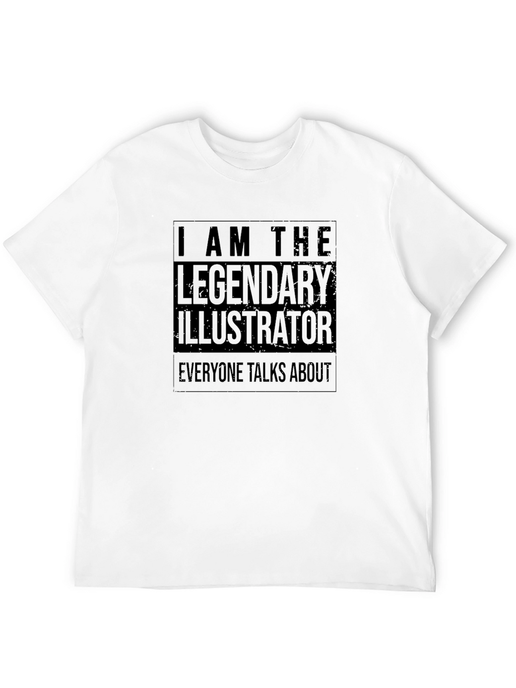 Legendary Illustrator Black T-Shirt