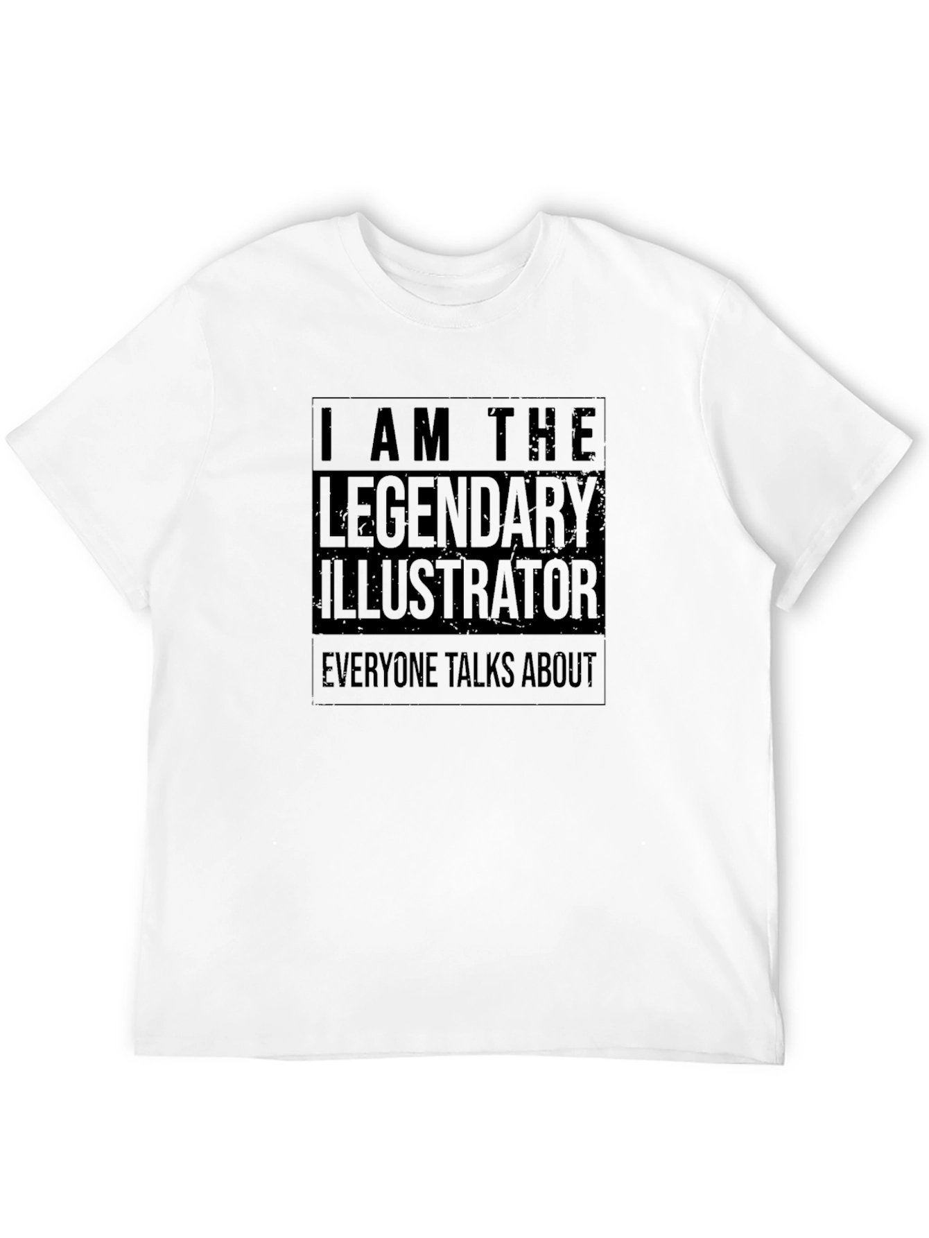 Legendary Illustrator Black T-Shirt