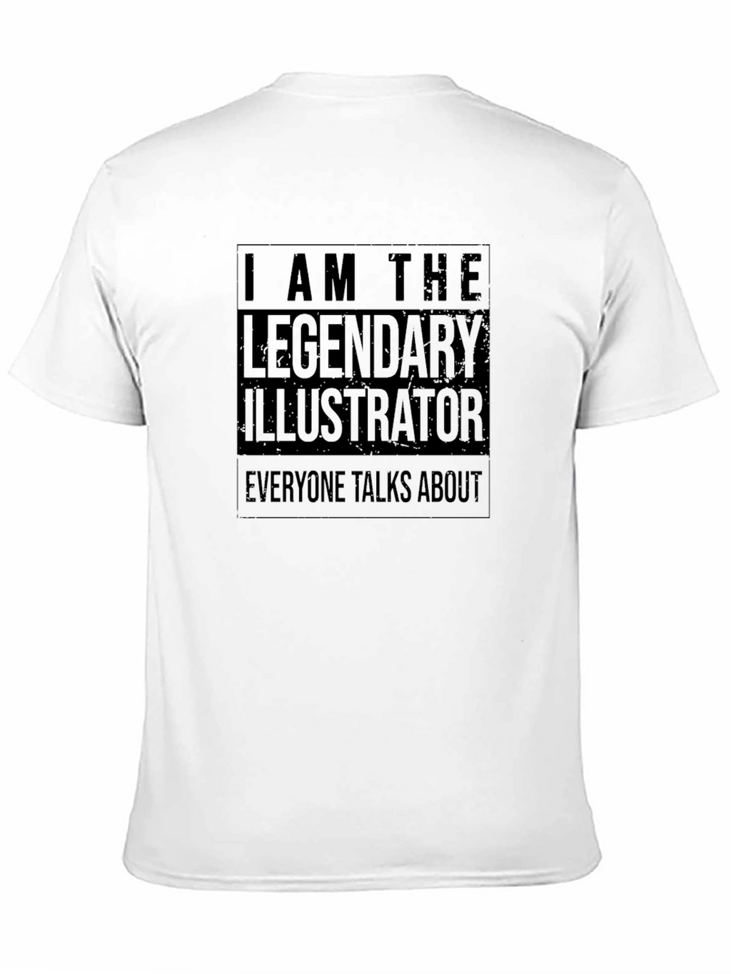 Legendary Illustrator Black T-Shirt