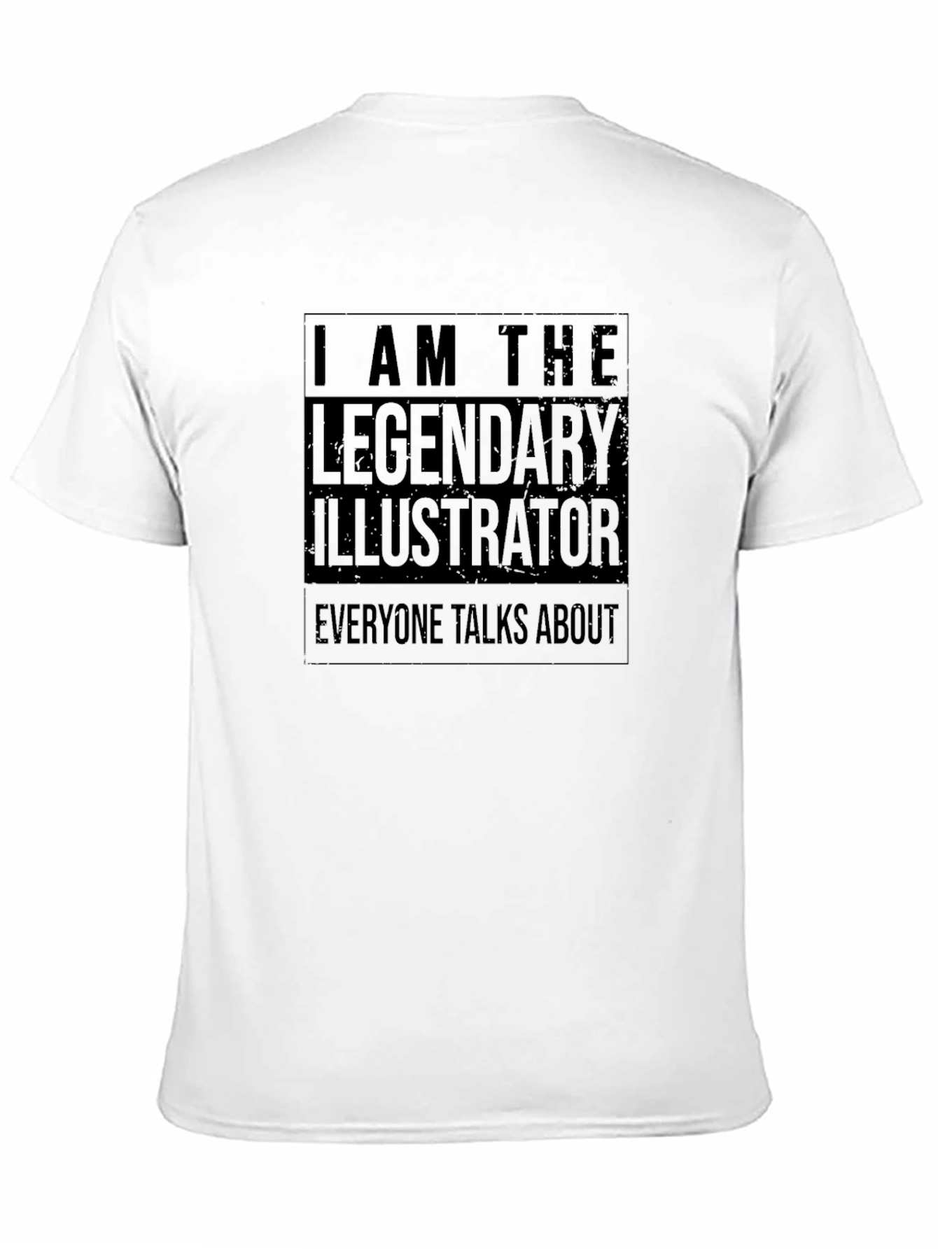 Legendary Illustrator Black T-Shirt