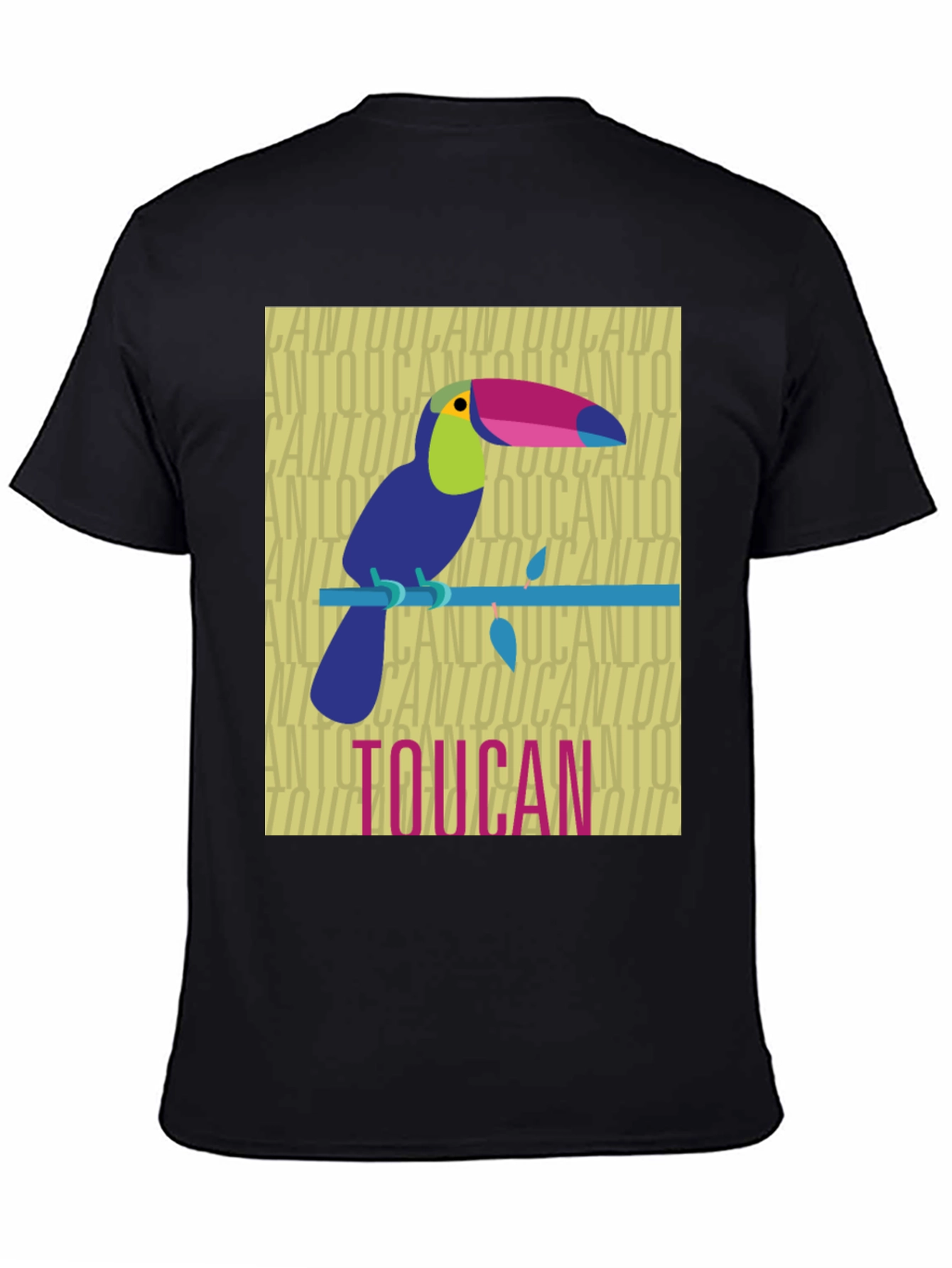 Toucan Graphic Print T-Shirt - Stylish and Unique