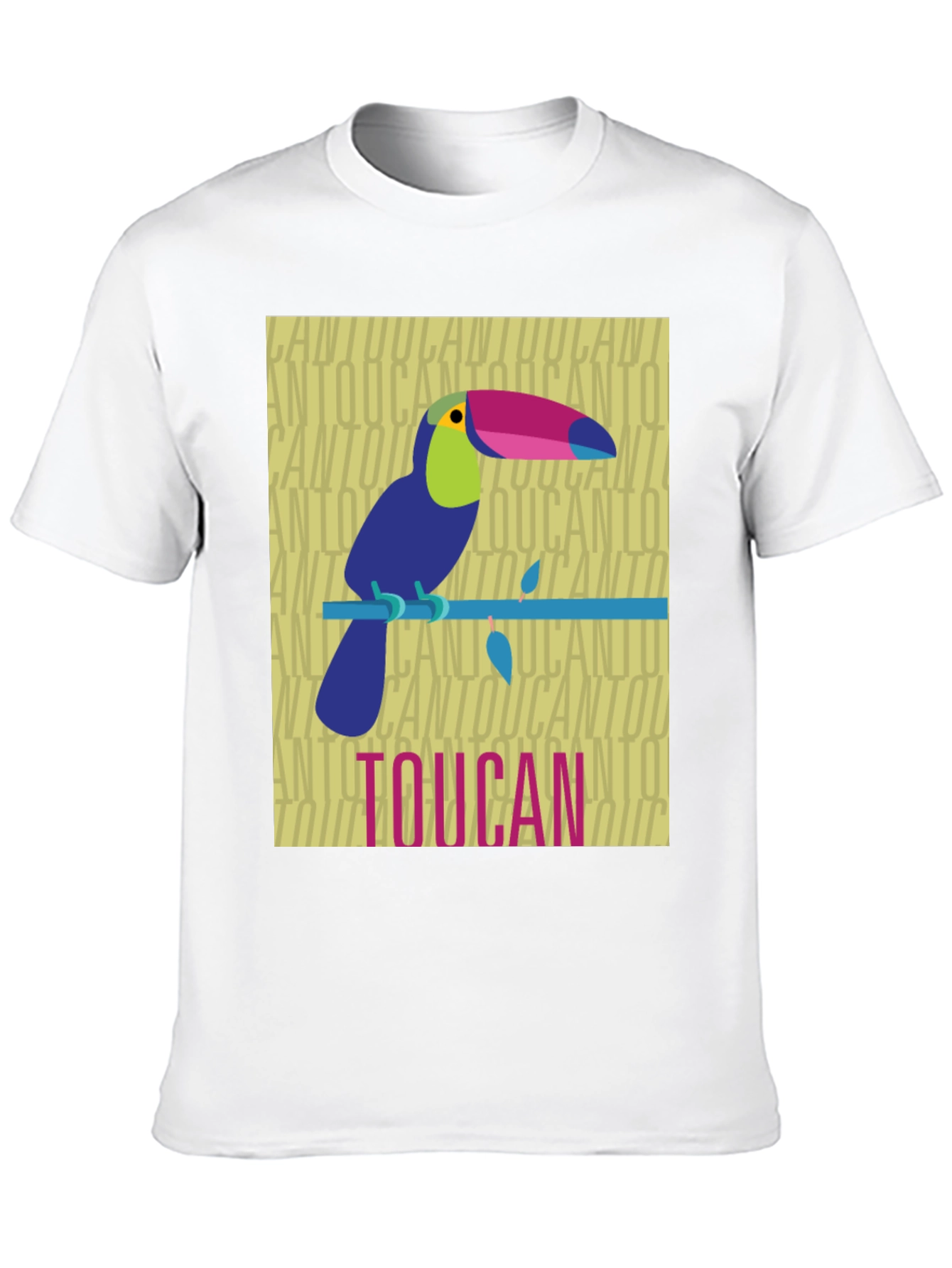 Toucan Graphic Print T-Shirt - Stylish and Unique