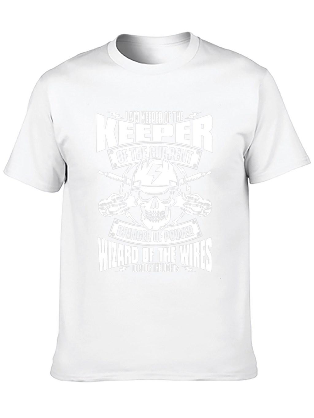 Electrician T-Shirt: Keeper of the Current Design