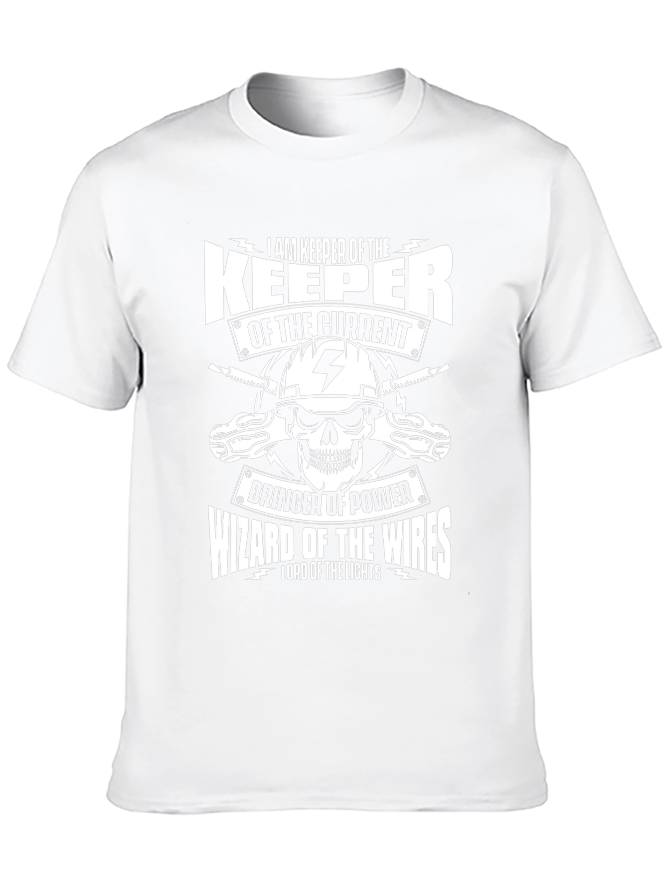 Electrician T-Shirt: Keeper of the Current Design