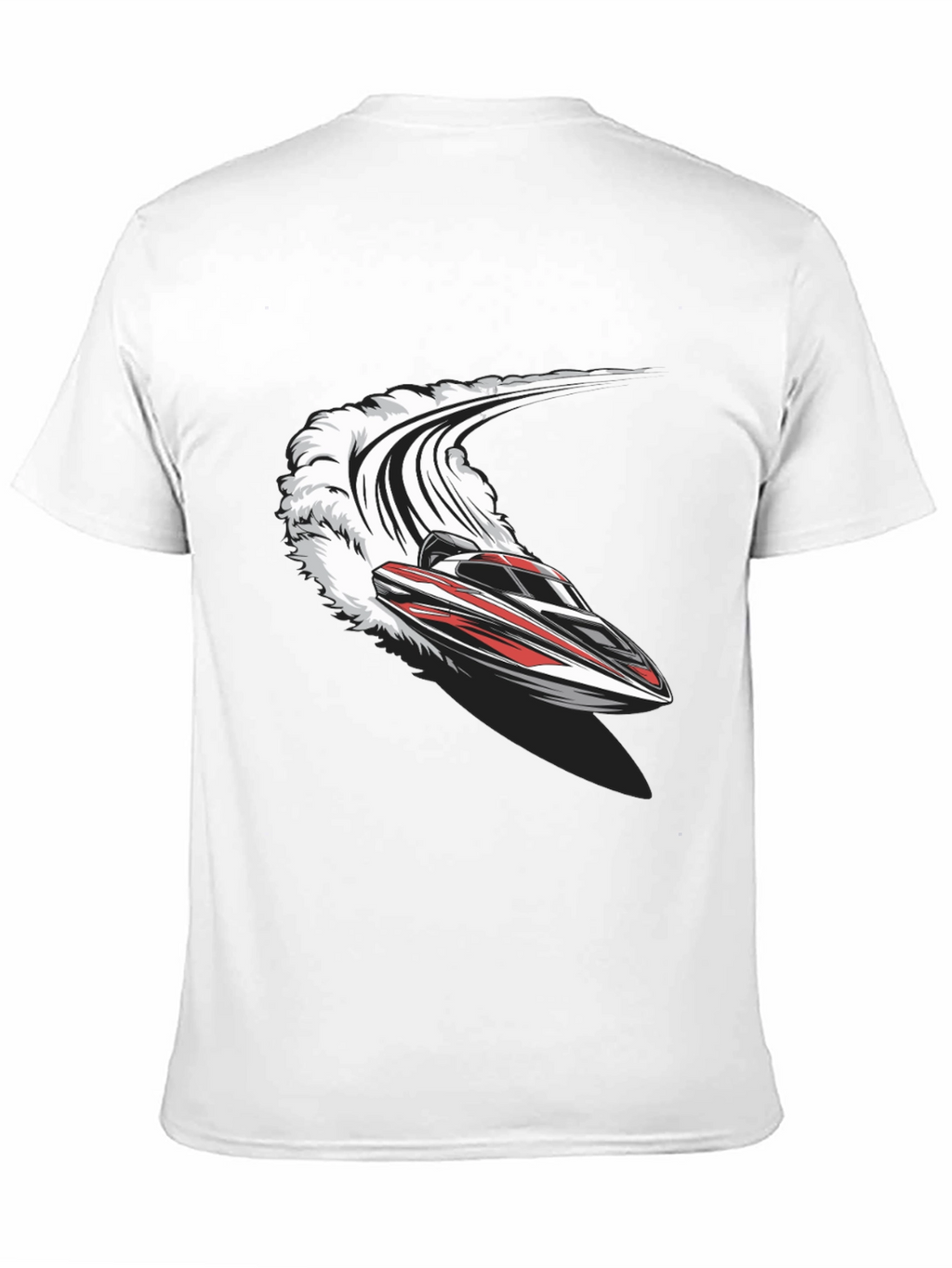 Speedboat T-Shirt - Black Graphic Tee