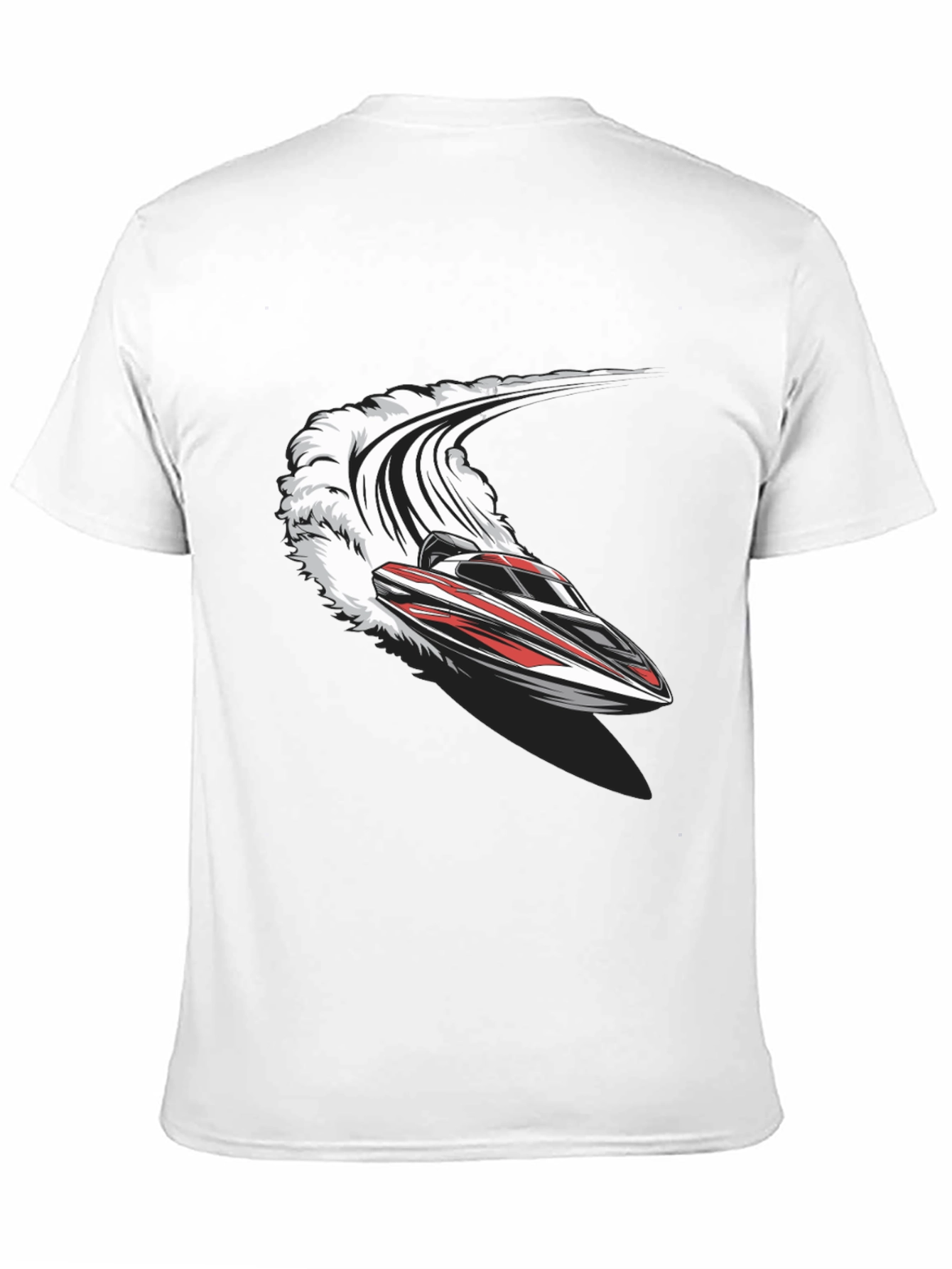 Speedboat T-Shirt - Black Graphic Tee