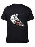 Speedboat T-Shirt - Black Graphic Tee