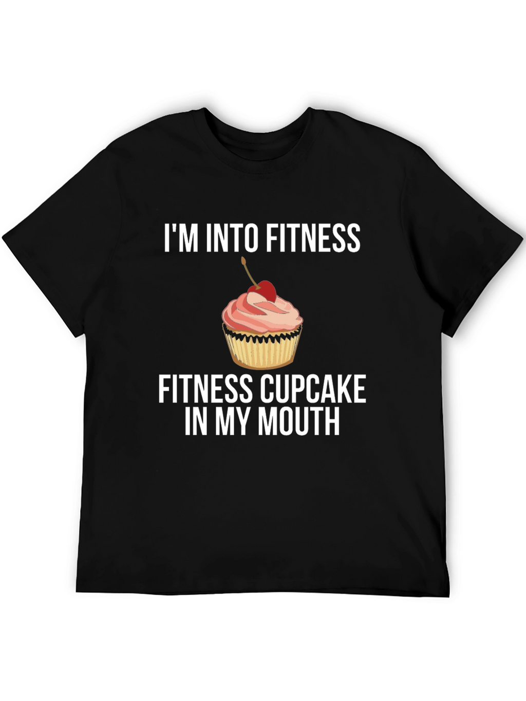 Fitness Cupcake Graphic T-Shirt