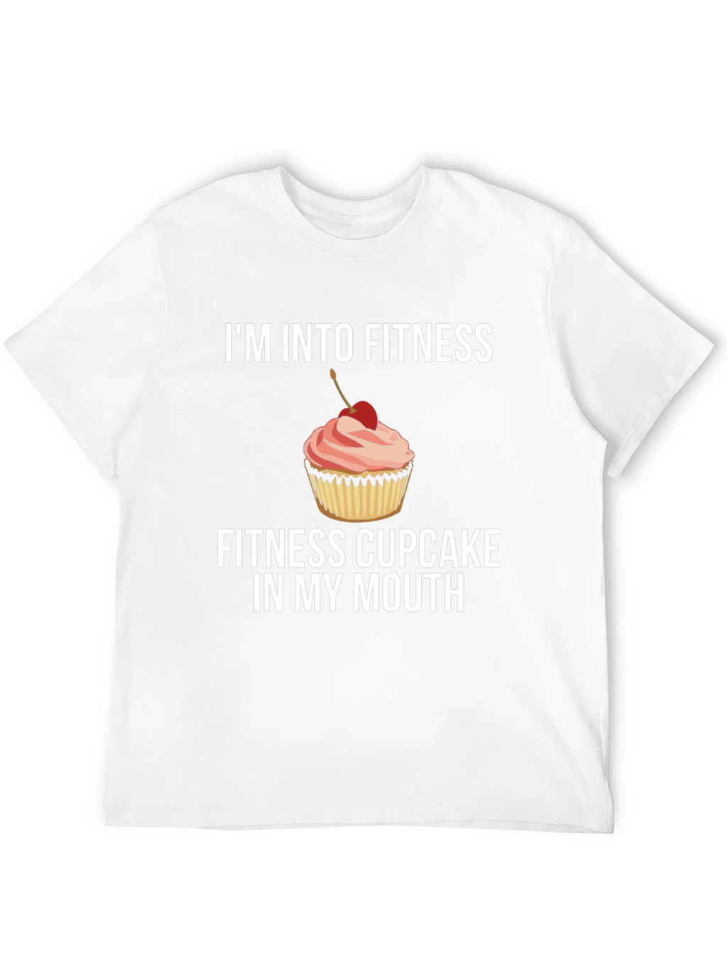 Fitness Cupcake Graphic T-Shirt