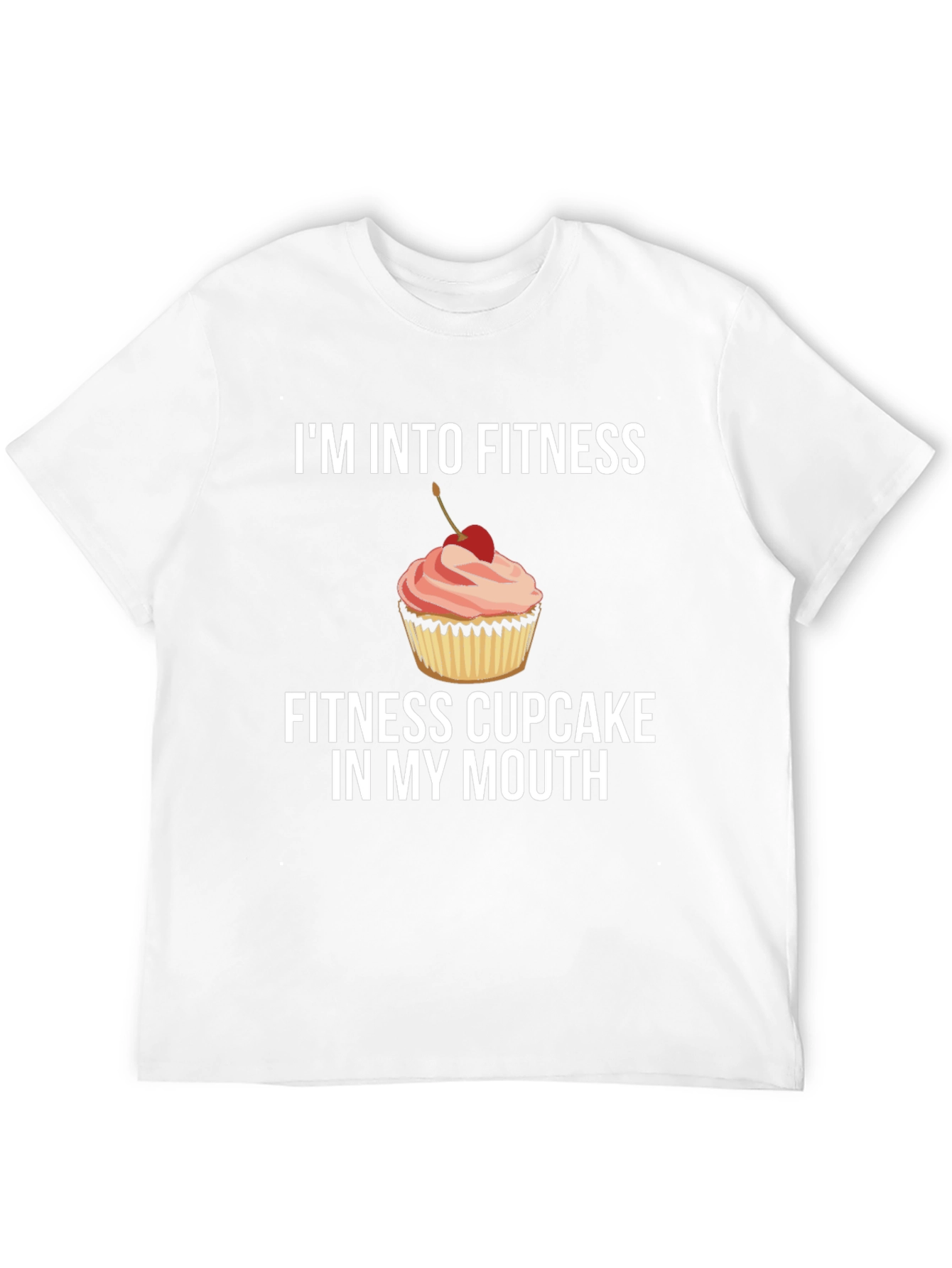 Fitness Cupcake Graphic T-Shirt