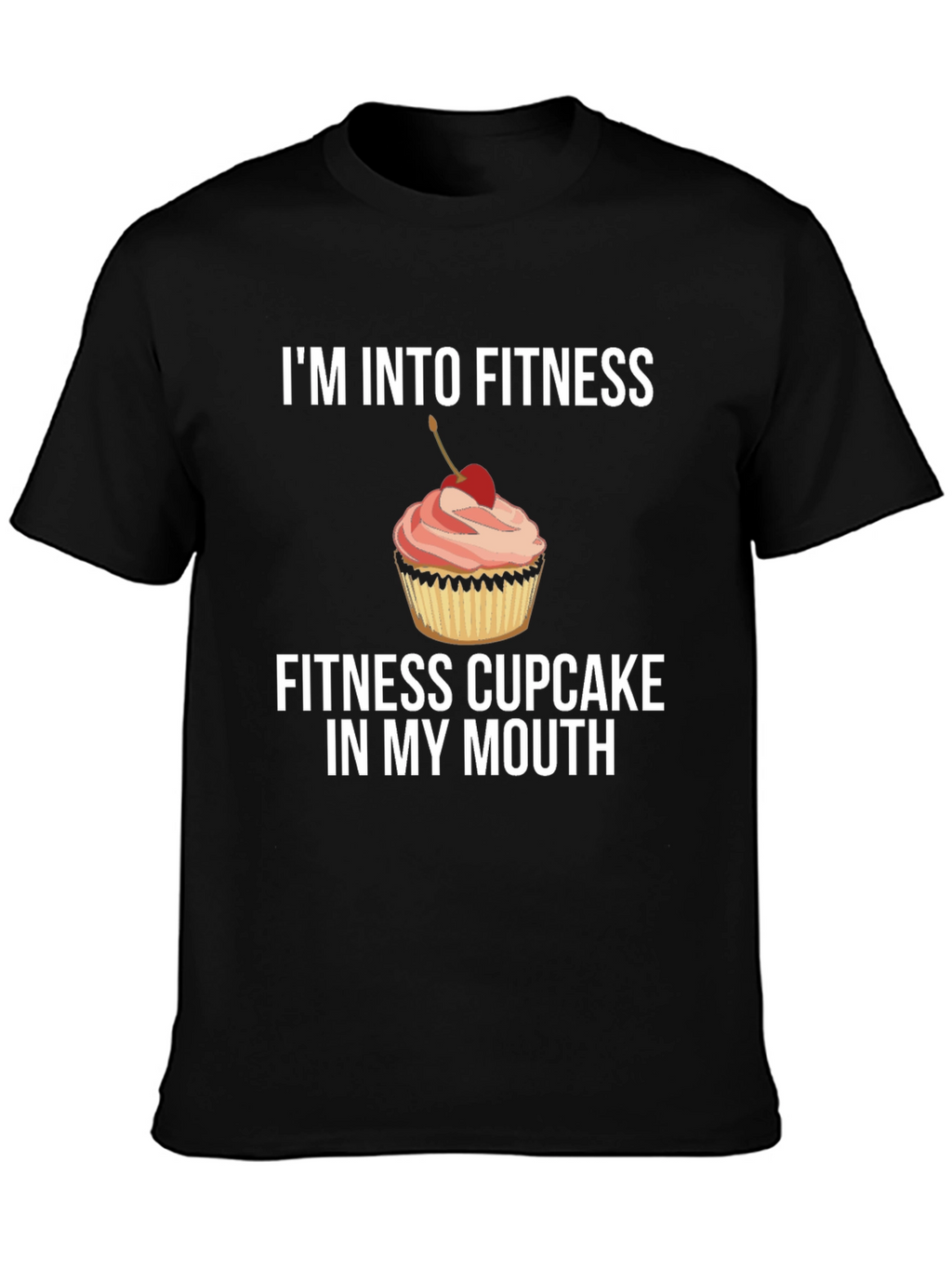 Fitness Cupcake Graphic T-Shirt