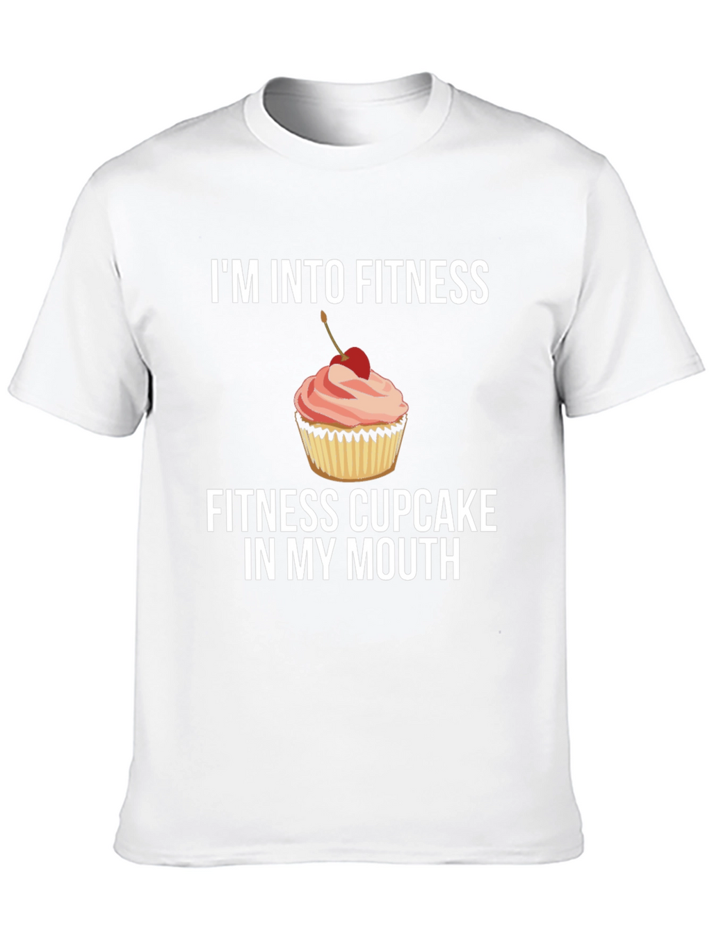 Fitness Cupcake Graphic T-Shirt