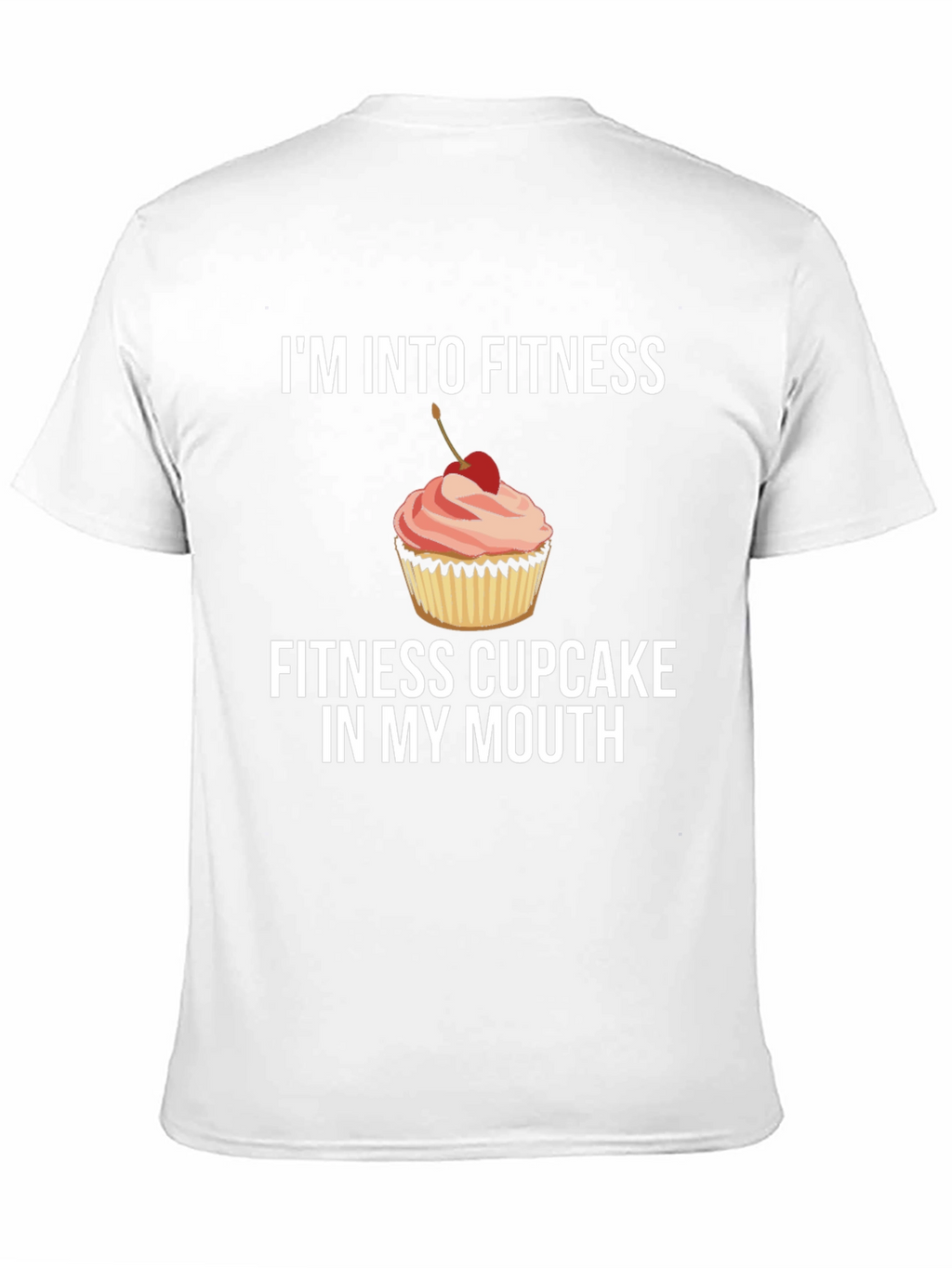 Fitness Cupcake Graphic T-Shirt