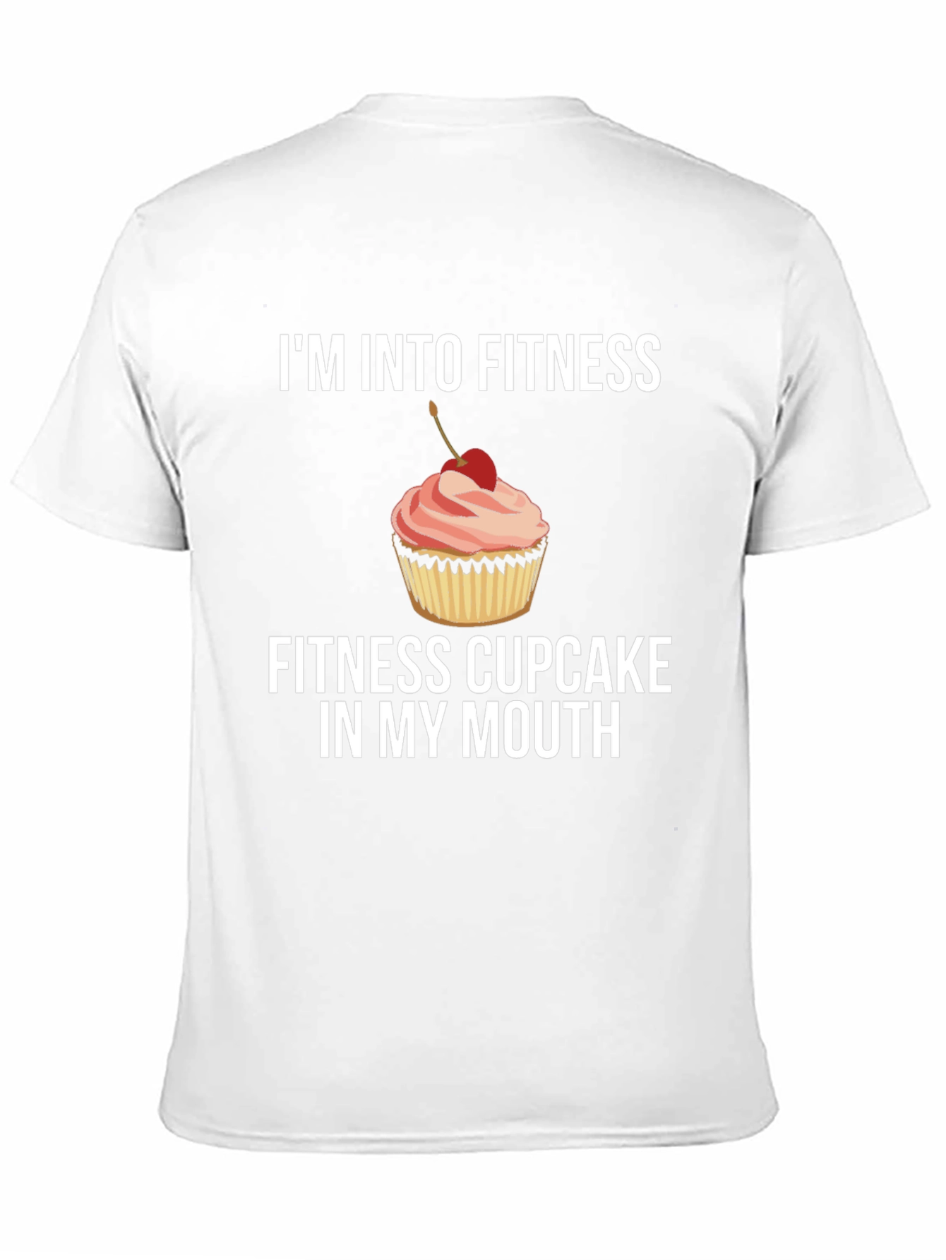 Fitness Cupcake Graphic T-Shirt