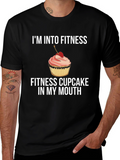 Fitness Cupcake Graphic T-Shirt