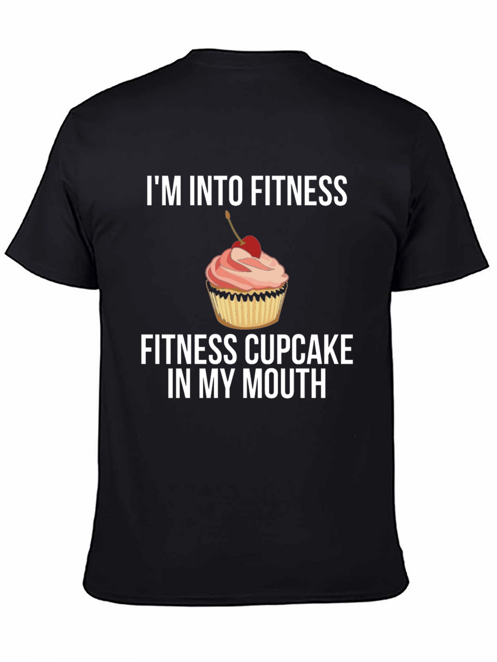 Fitness Cupcake Graphic T-Shirt