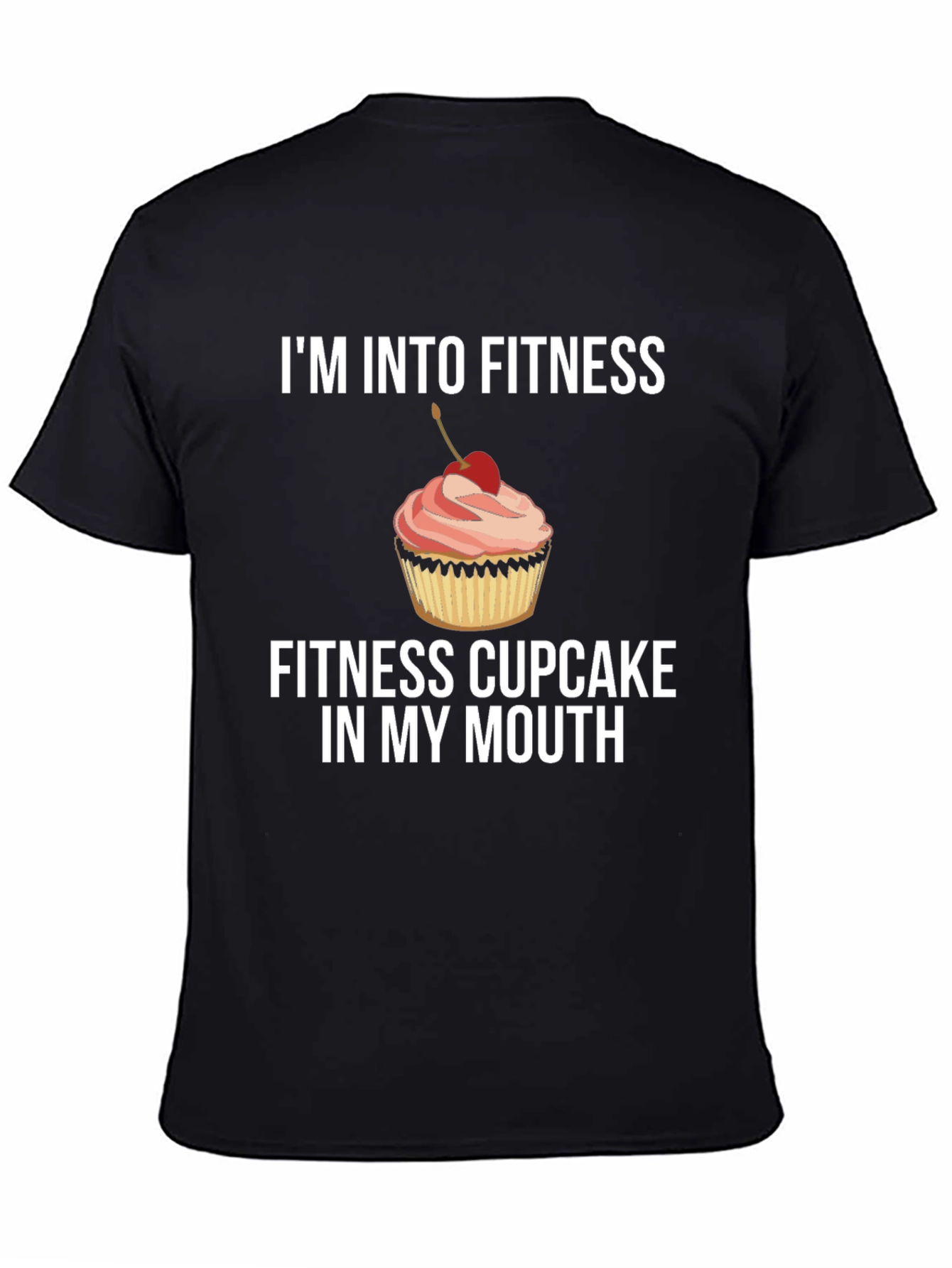 Fitness Cupcake Graphic T-Shirt