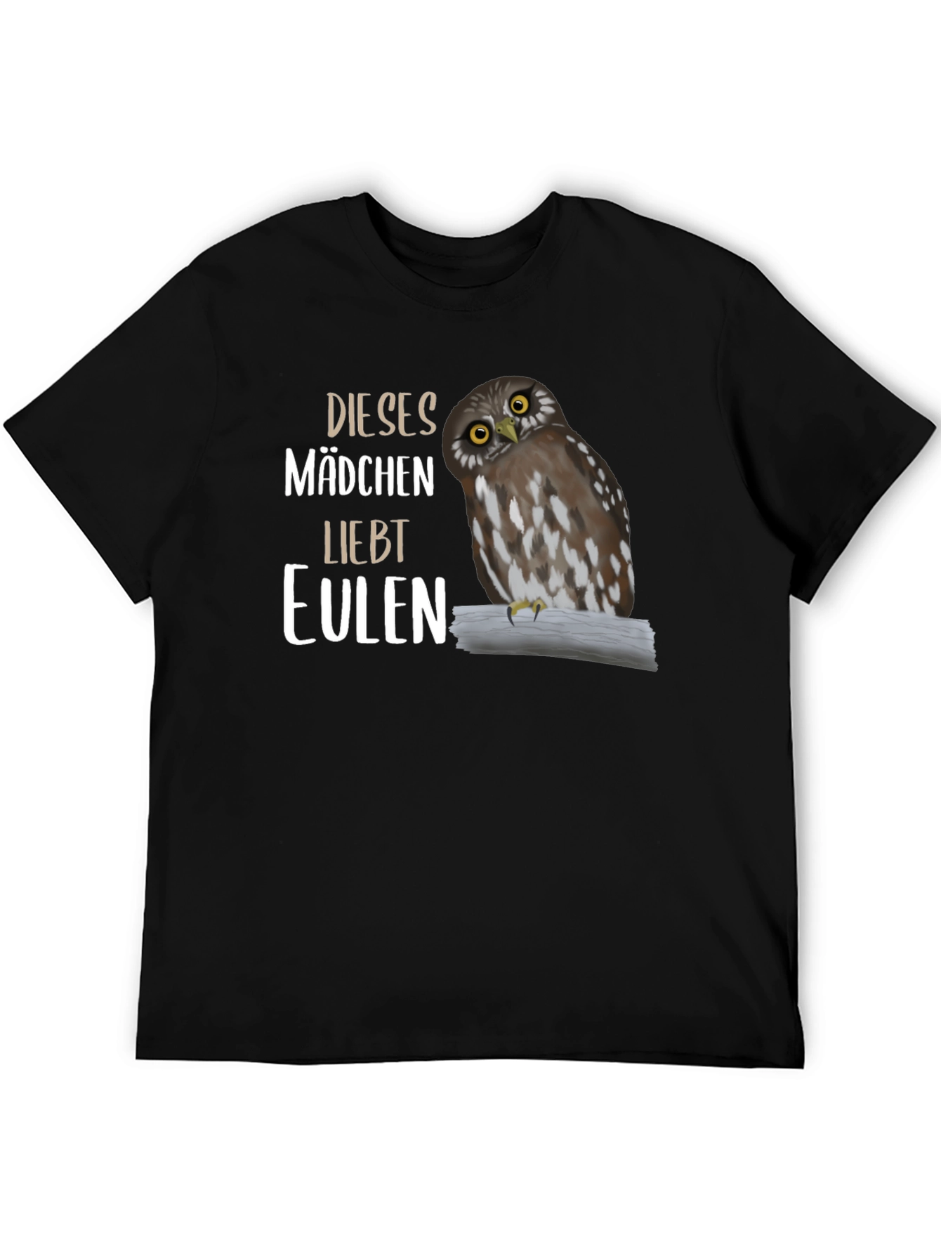 Owl Lover T-Shirt - Dieses Madchen Liebt Eulen