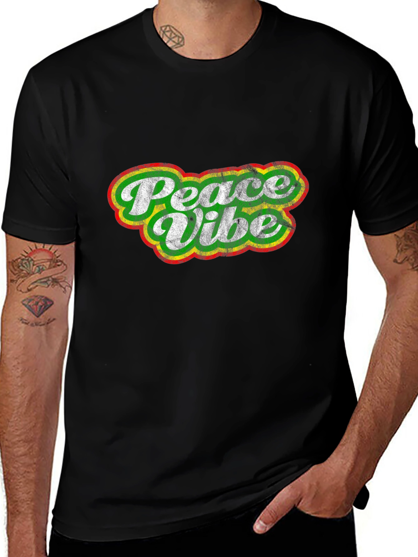 Peace Vibe Rasta T-Shirt