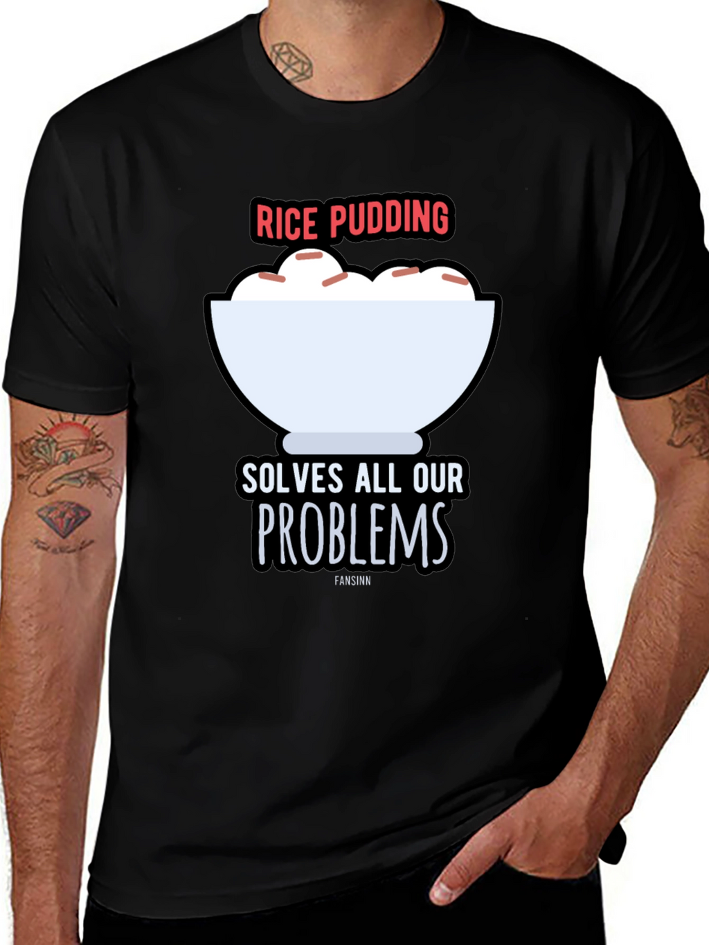 Rice Pudding Solves All Our Problems T-Shirt