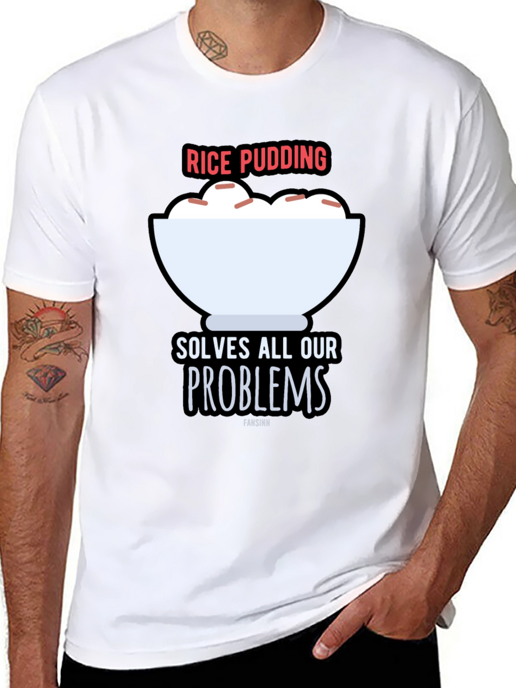 Rice Pudding Solves All Our Problems T-Shirt