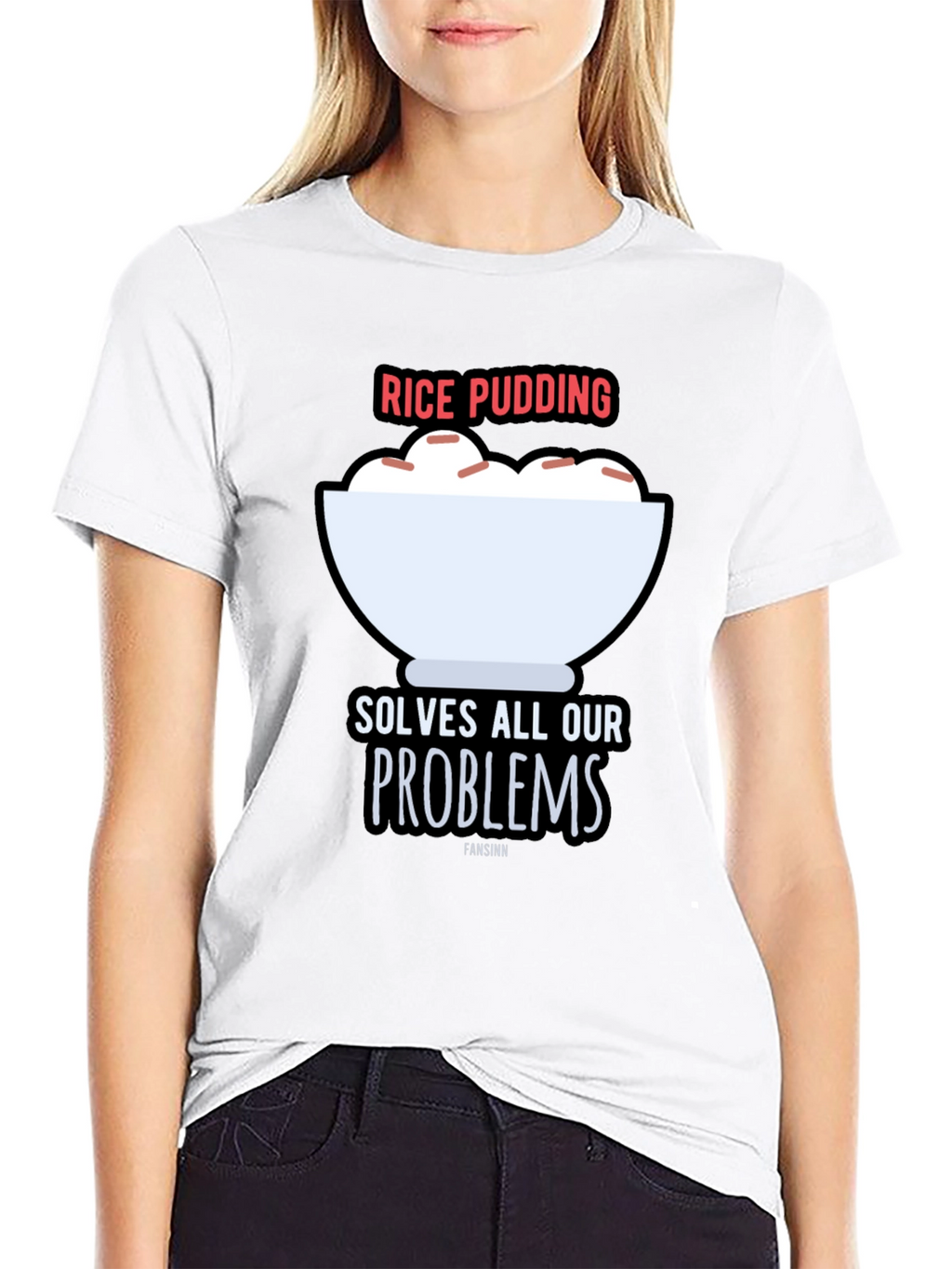 Rice Pudding Solves All Our Problems T-Shirt