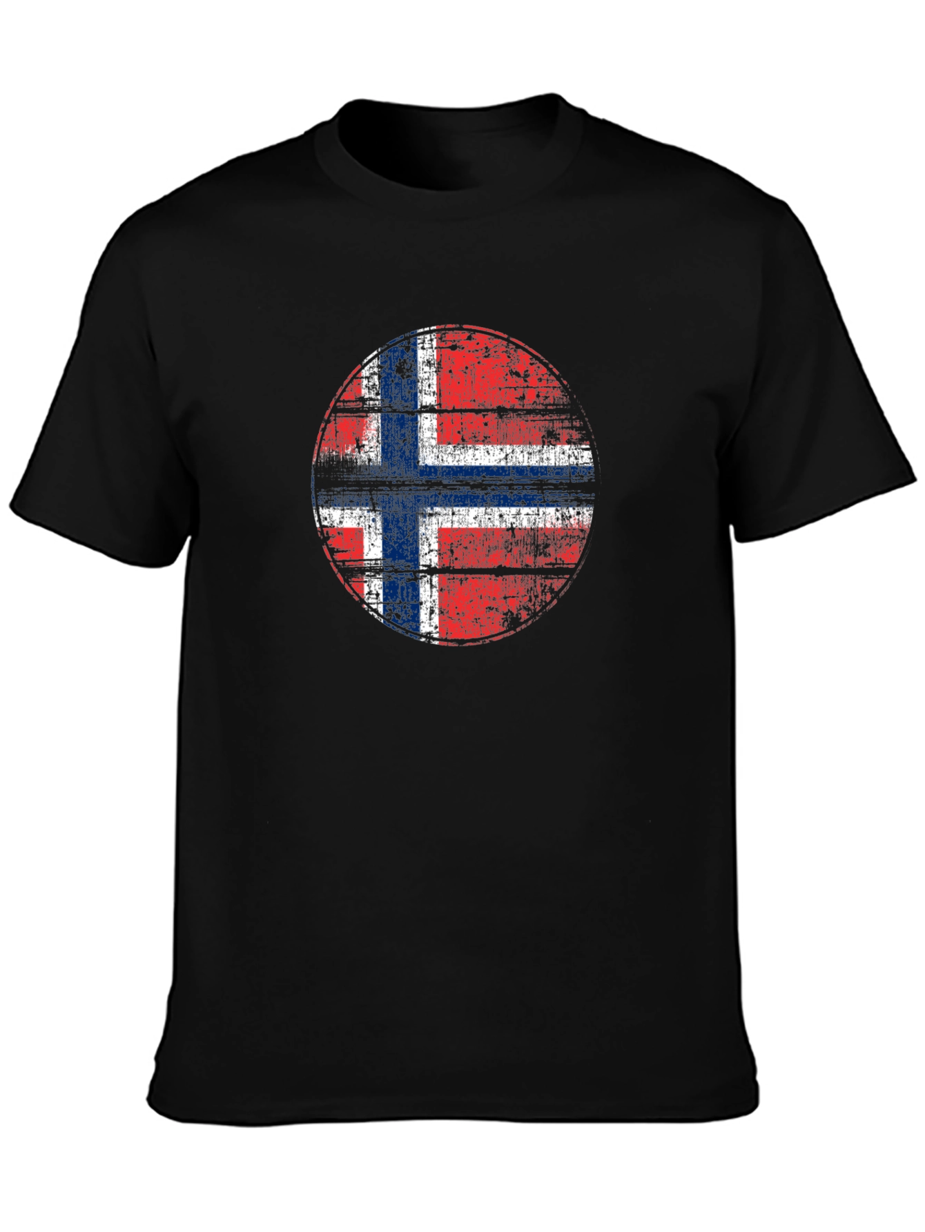 Norway Flag Grunge T-Shirt