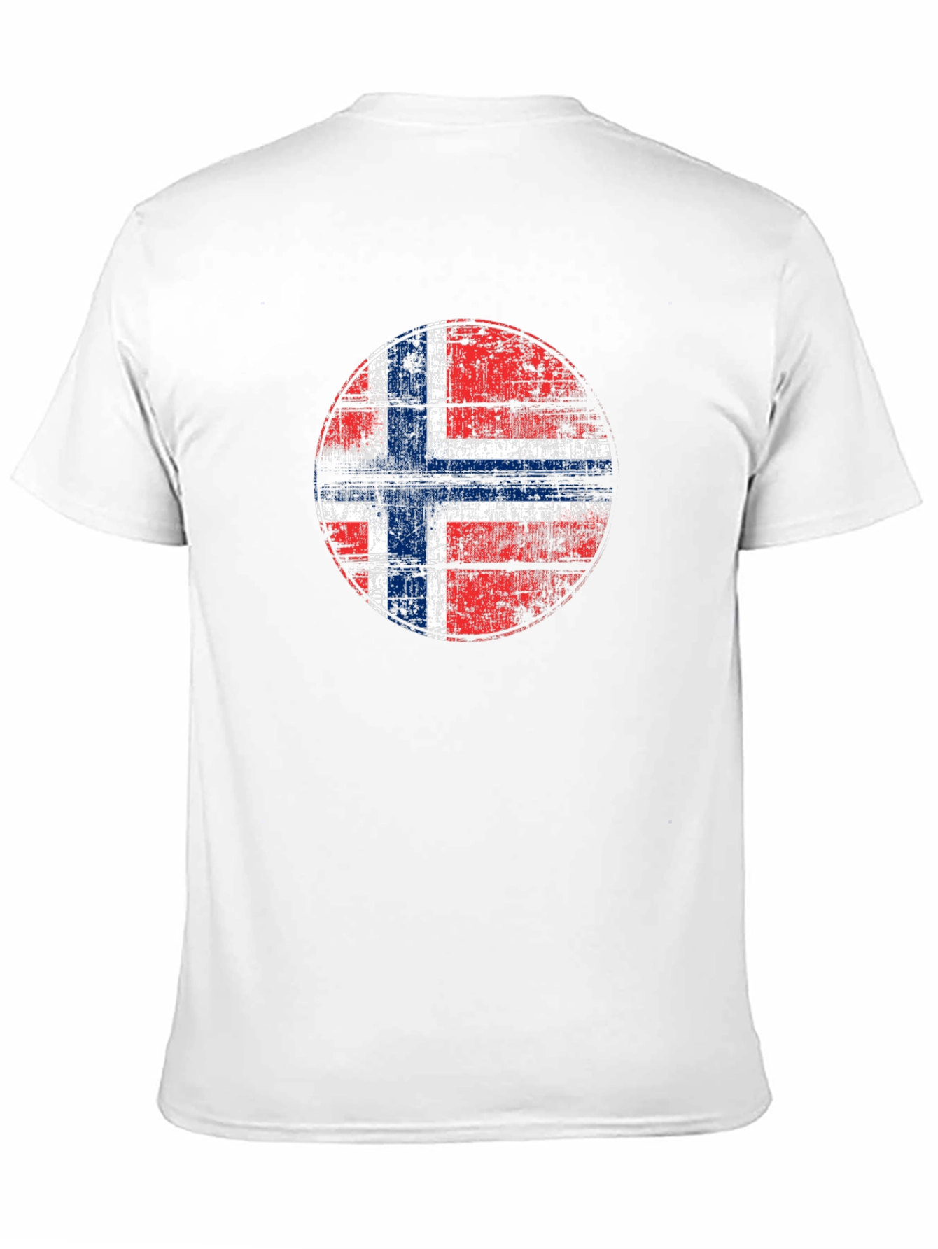 Norway Flag Grunge T-Shirt