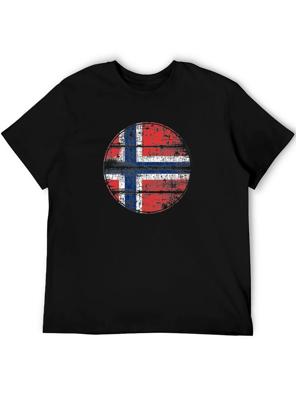 Norway Flag Grunge T-Shirt