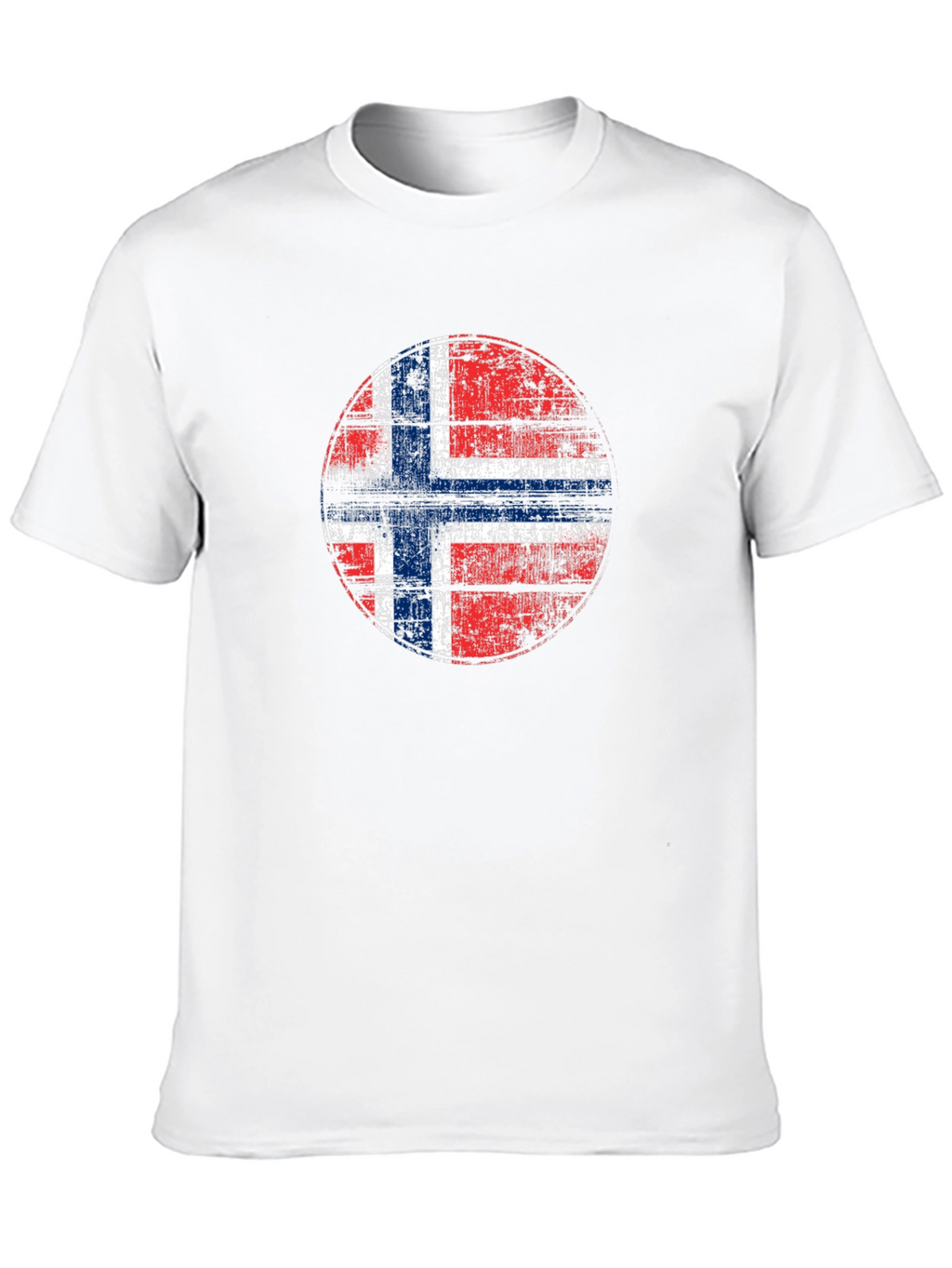 Norway Flag Grunge T-Shirt