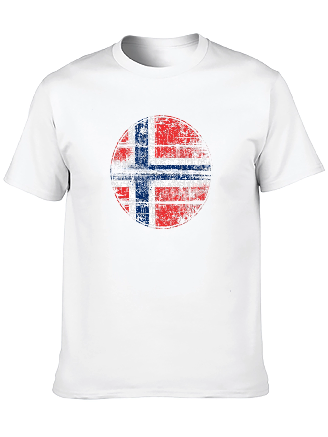 Norway Flag Grunge T-Shirt