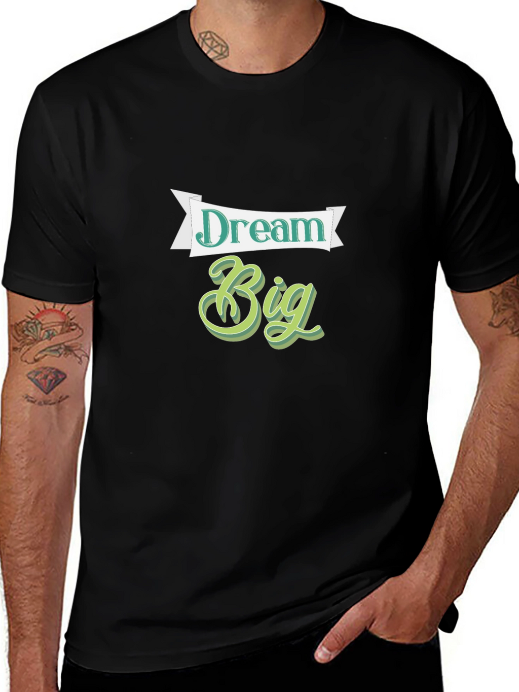 Dream Big Graphic Tee - Inspirational T-Shirt