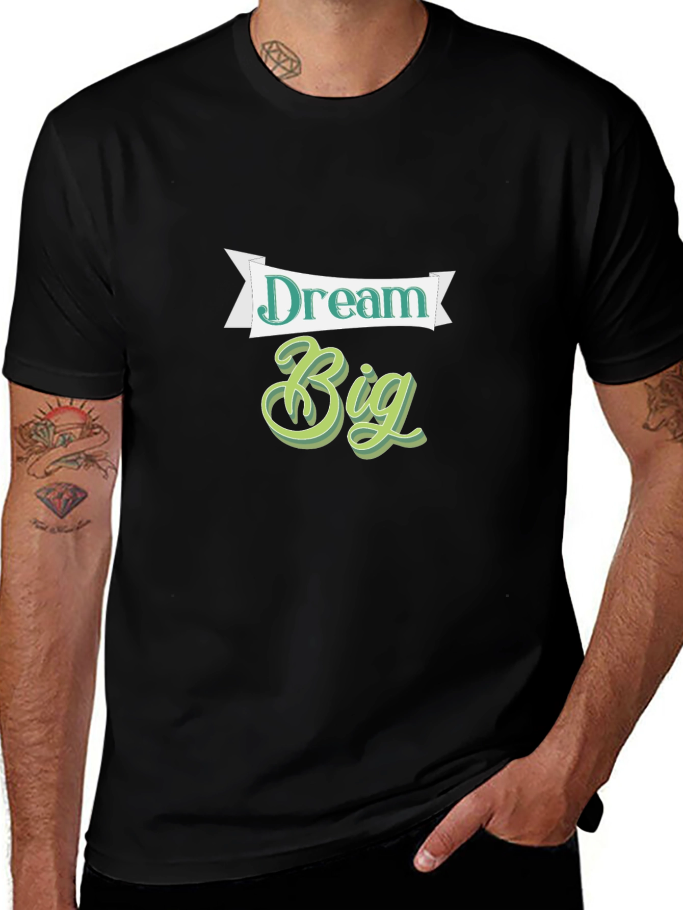 Dream Big Graphic Tee - Inspirational T-Shirt