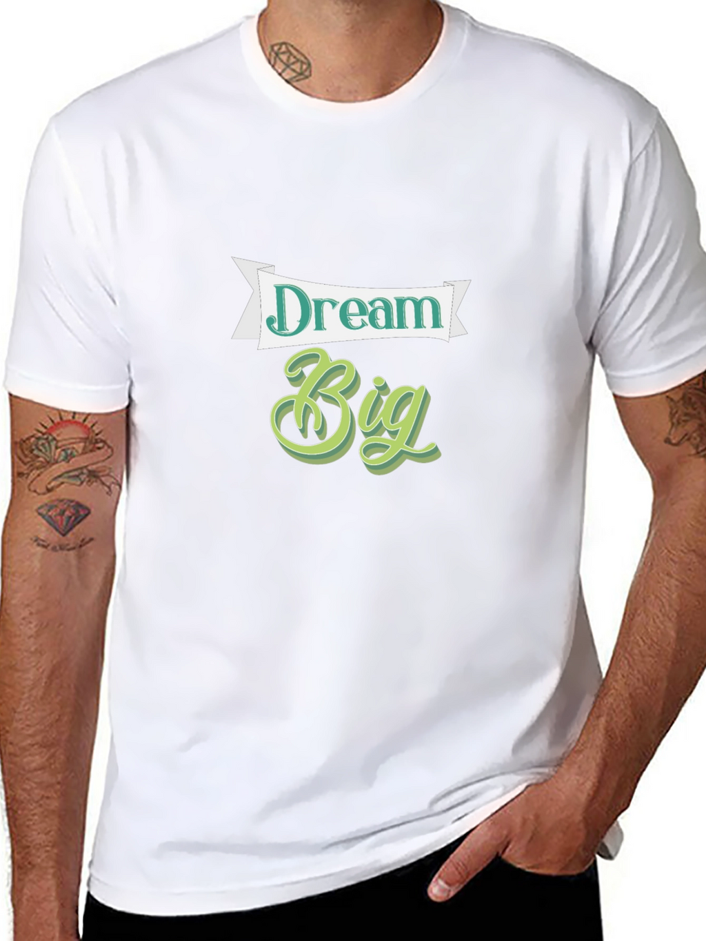 Dream Big Graphic Tee - Inspirational T-Shirt